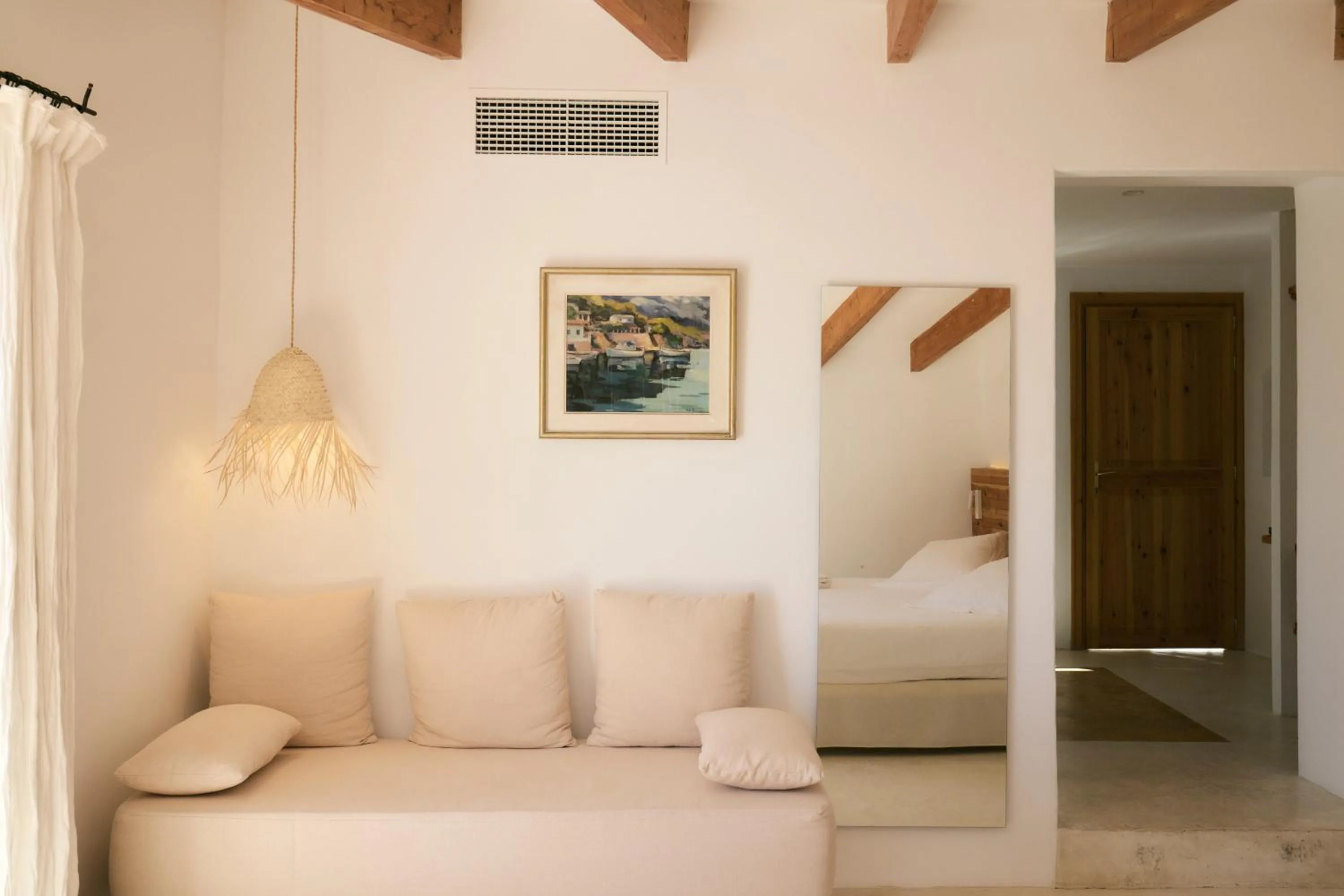 Bed in Hotel Forn Nou