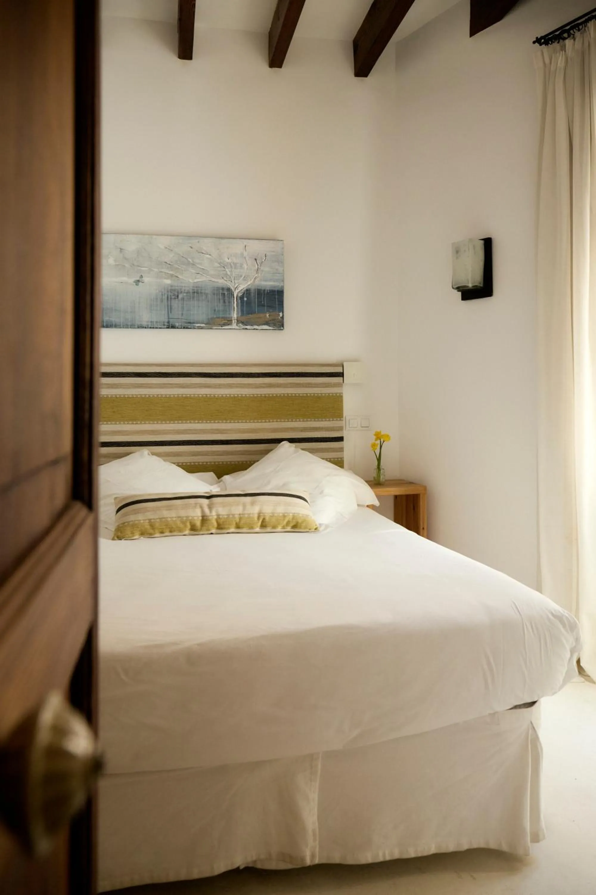 Bed in Hotel Forn Nou