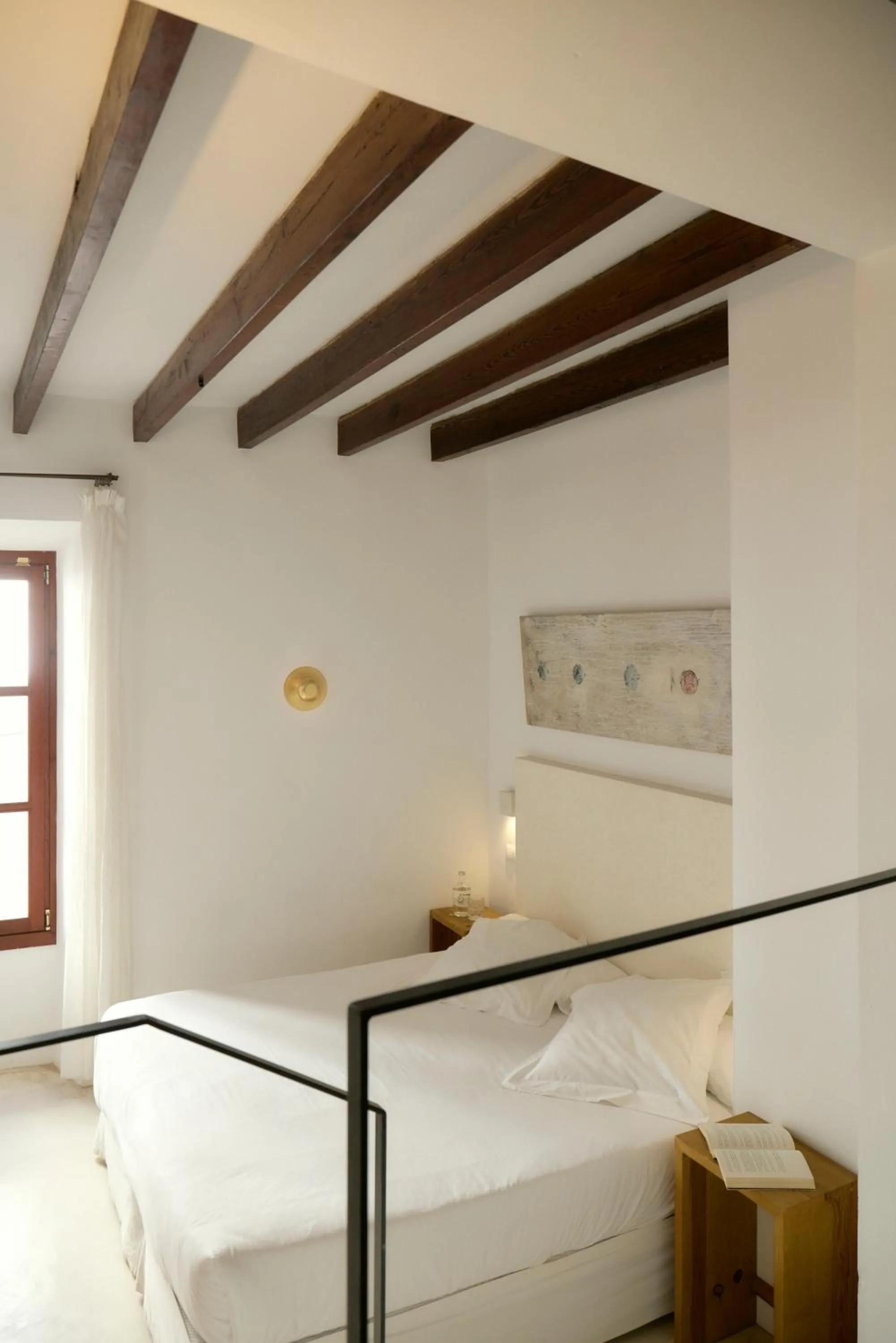 Bed in Hotel Forn Nou