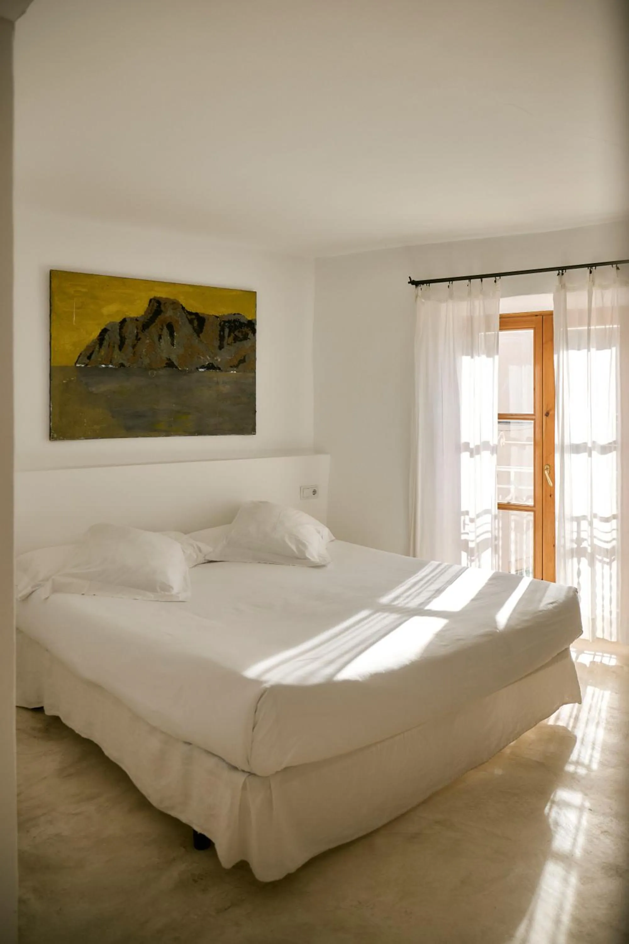 Bed in Hotel Forn Nou