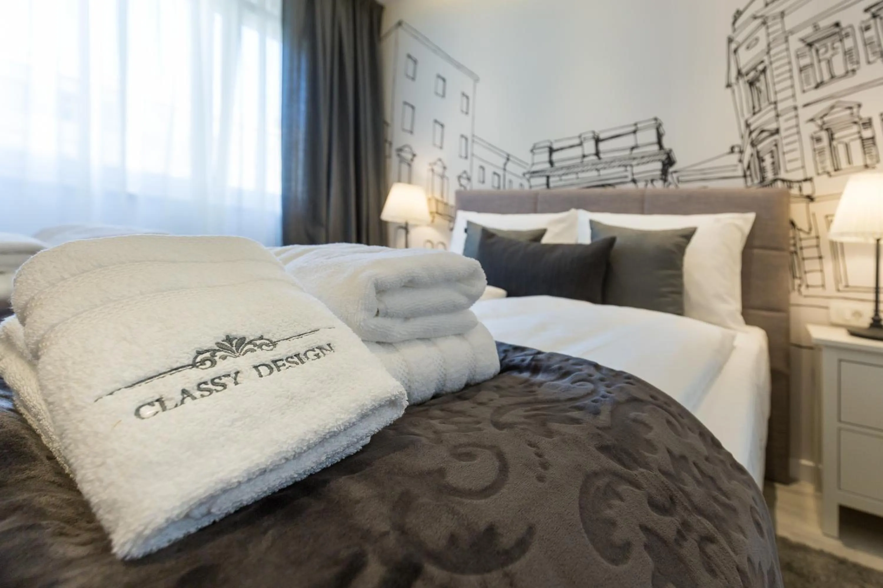 Bedroom, Bed in Classy Design Accommodation