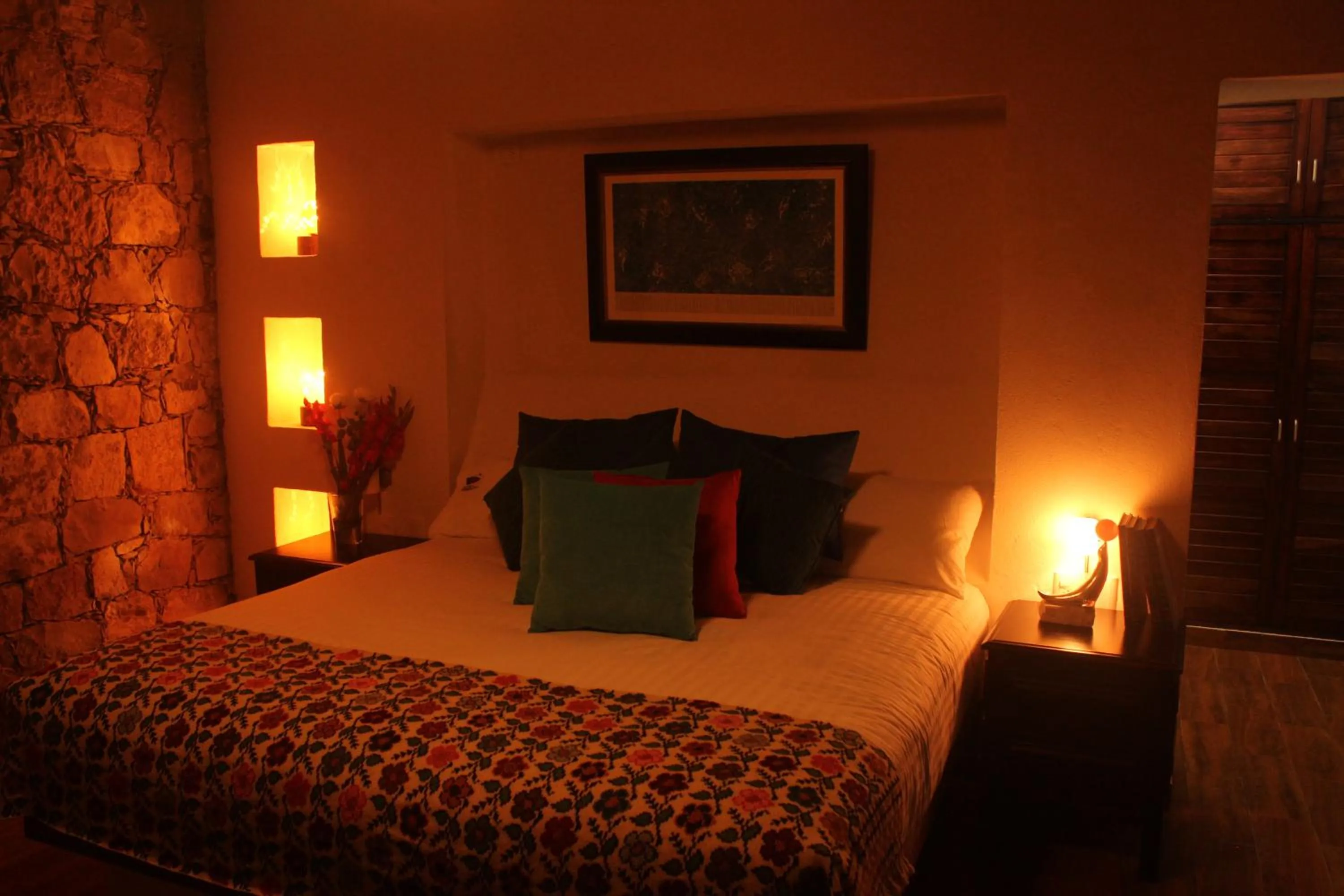 Bedroom in Hotel Boutique La Casona de Don Porfirio