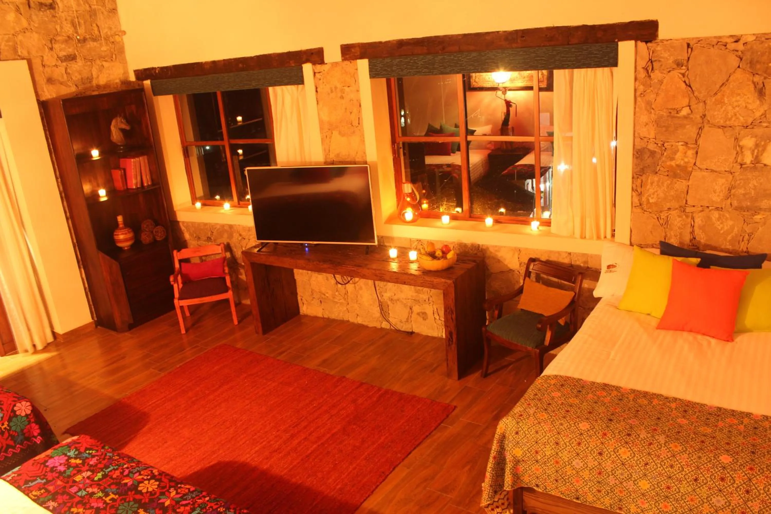 Bed in Hotel Boutique La Casona de Don Porfirio