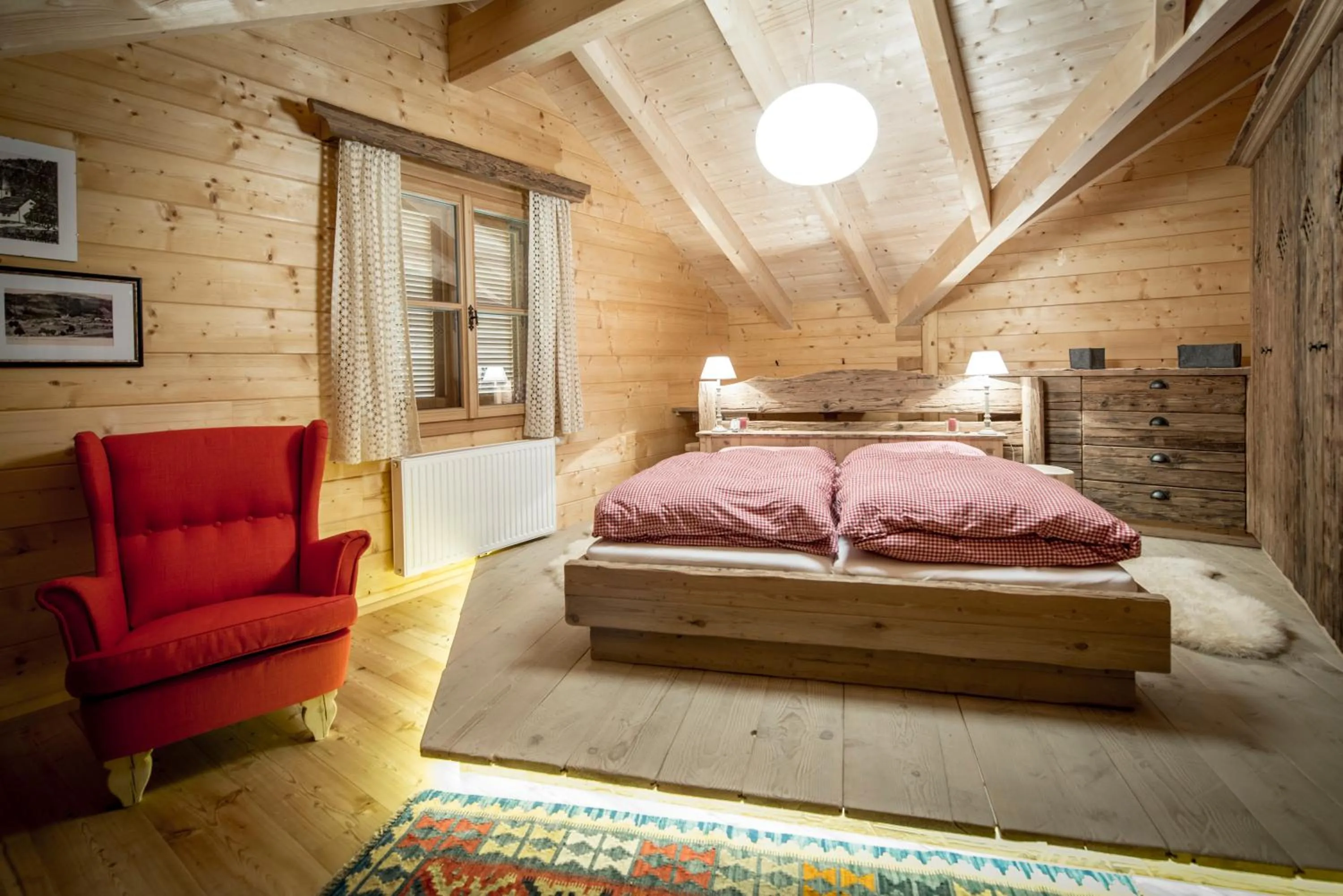 Bed in Bergchalet Kuhgraben