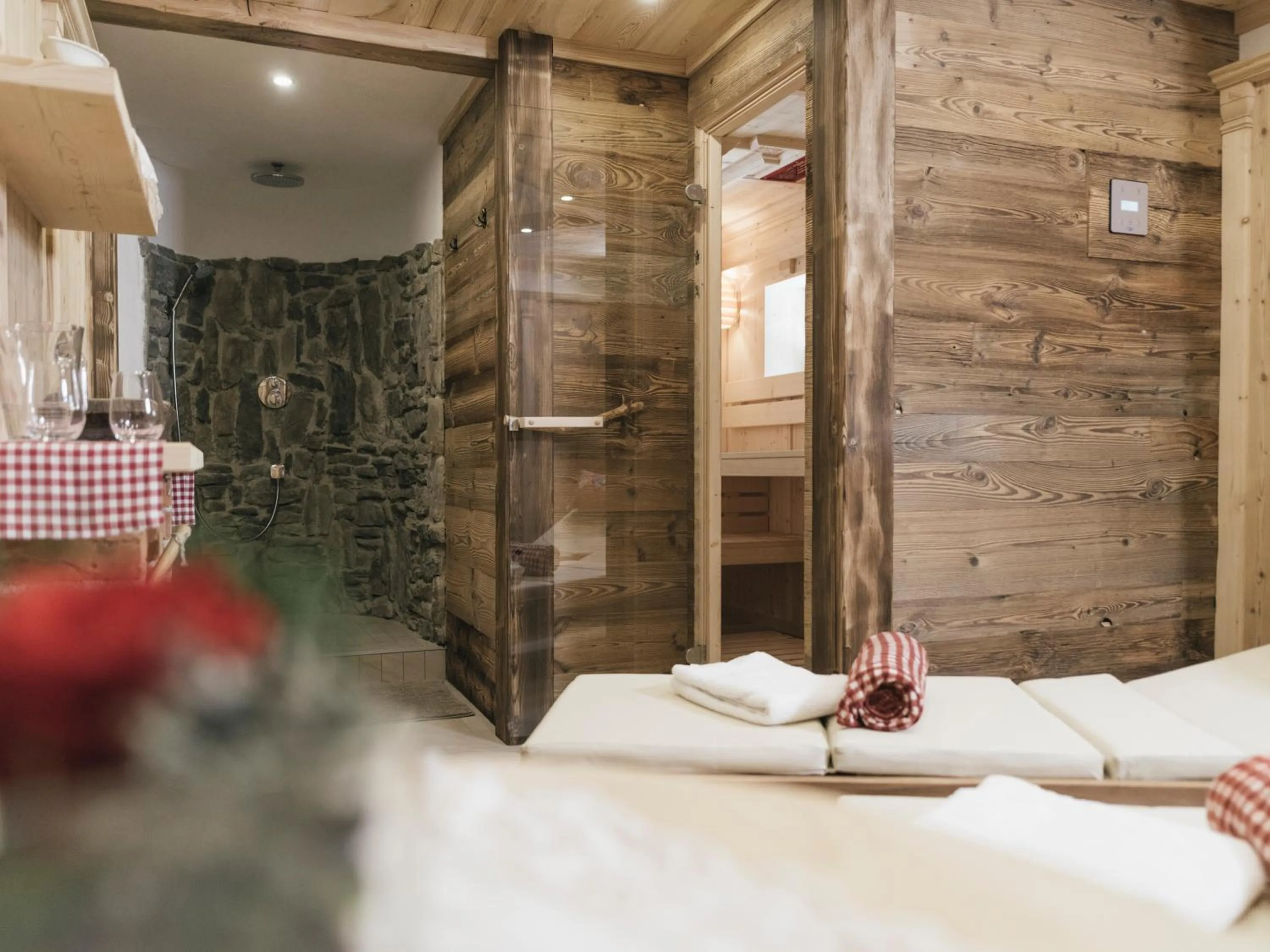 Sauna in Bergchalet Kuhgraben