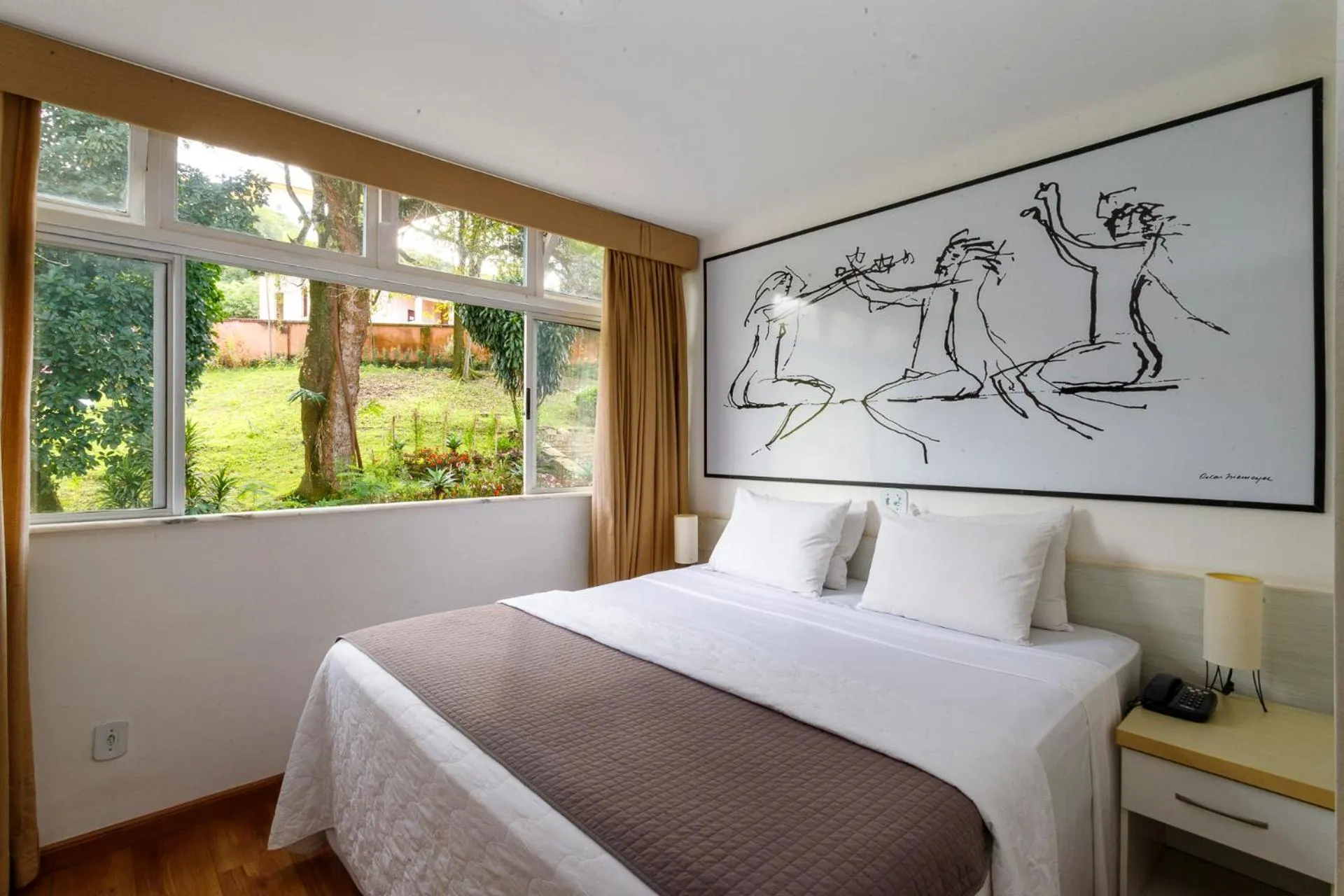 Bed in Grande Hotel de Ouro Preto - 80 ANOS