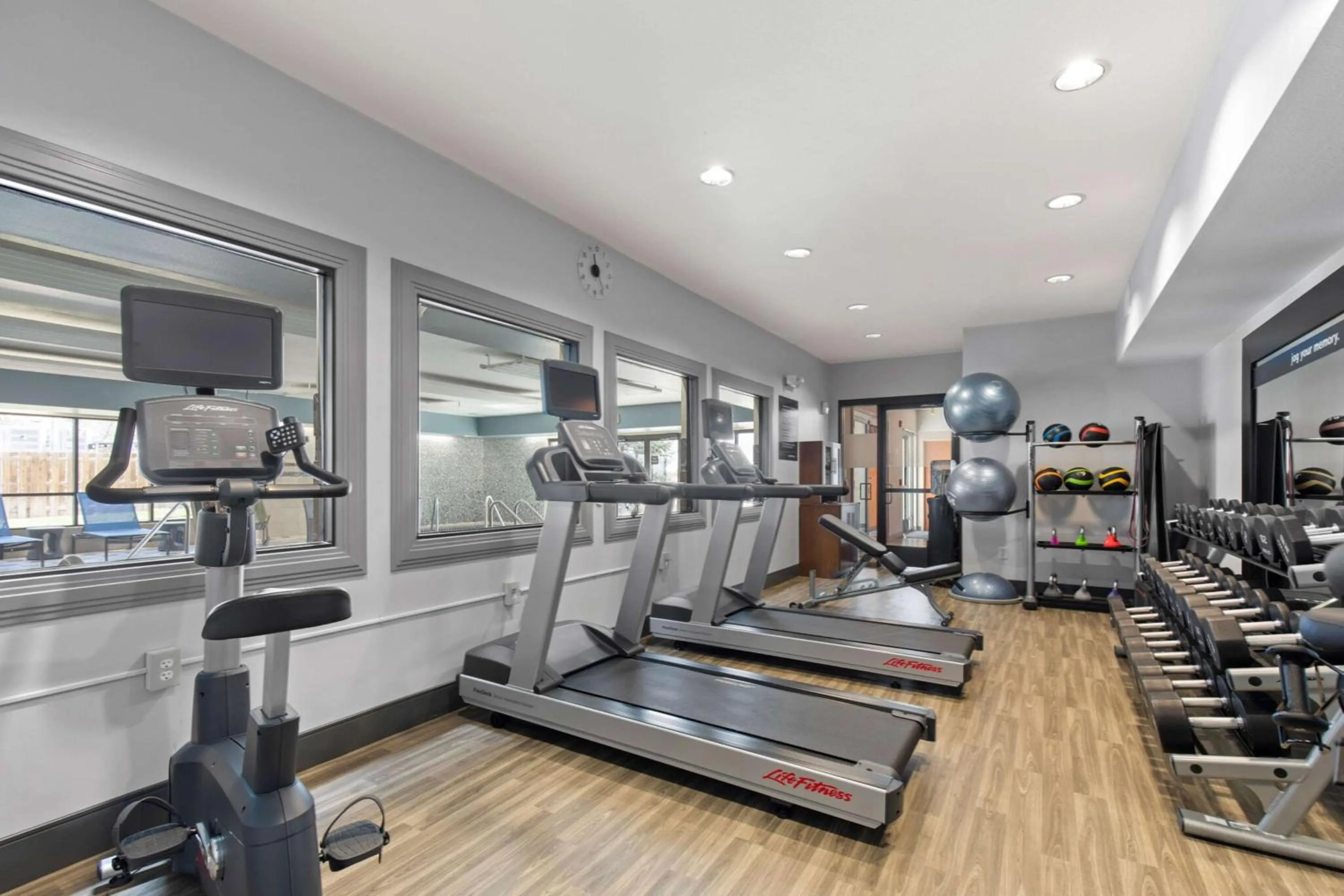 Fitness centre/facilities in Hampton Inn & Suites Greeley