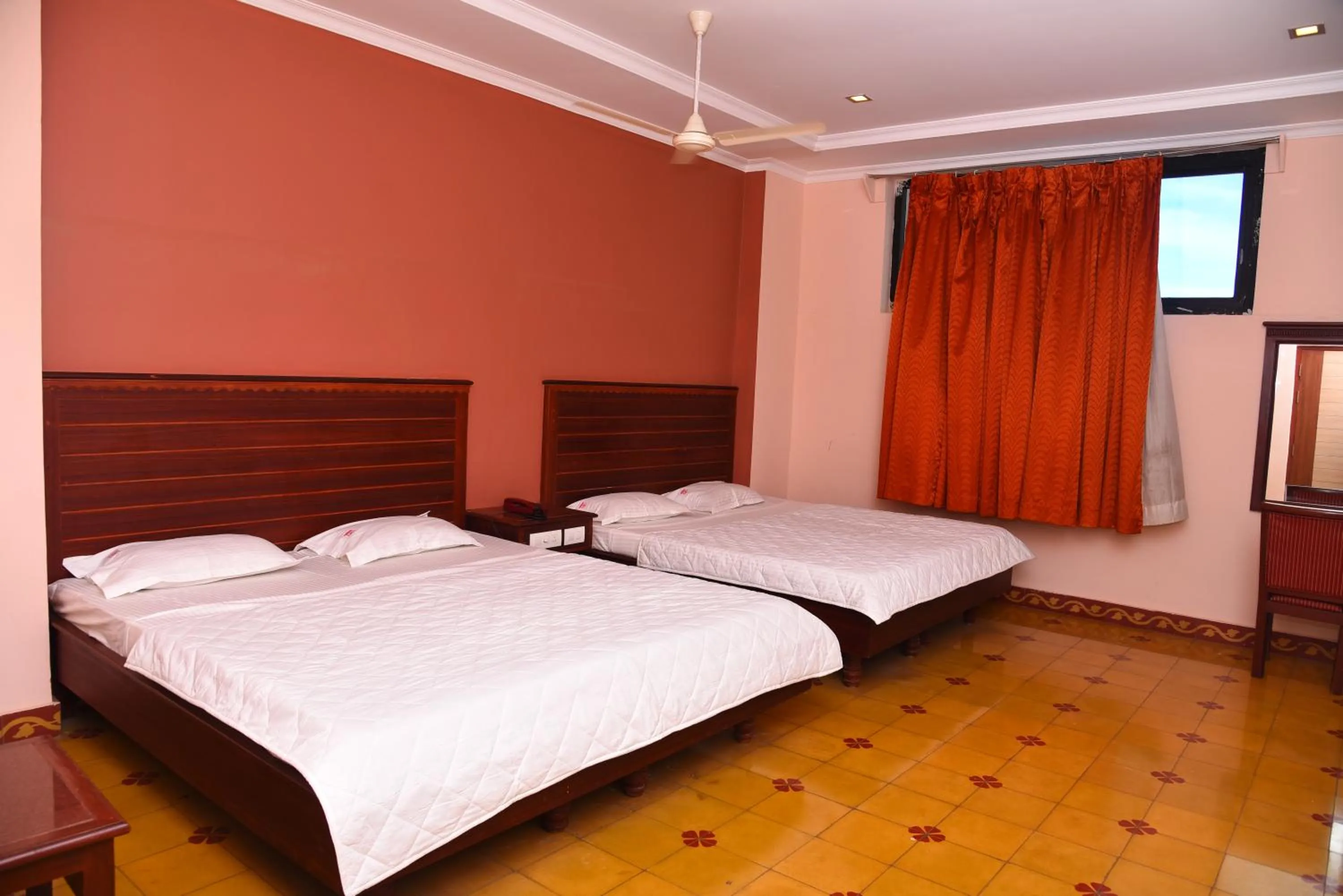 Photo of the whole room, Bed in Hotel Subhalakshmi Palace
