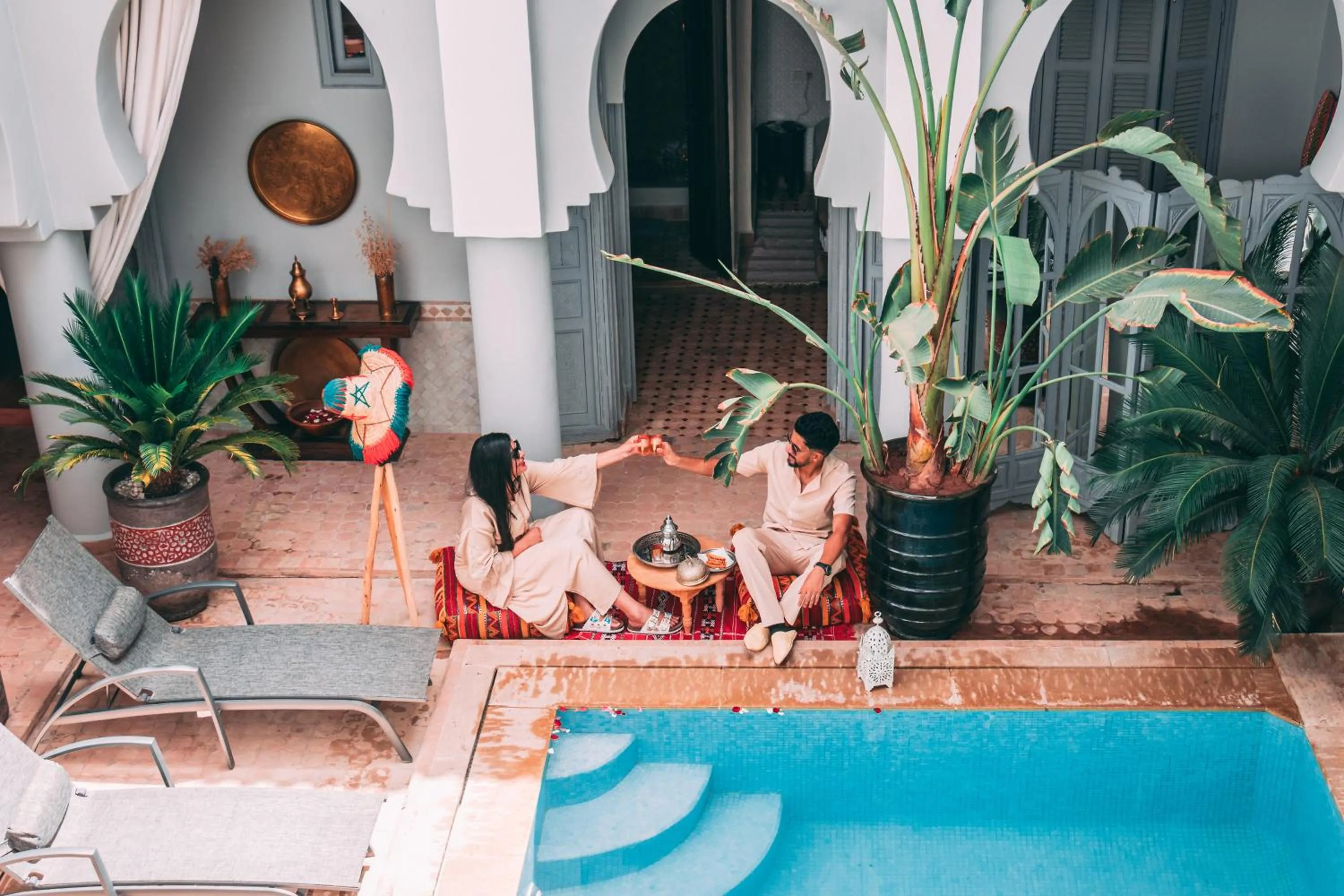 Swimming pool in Riad Shemsi
