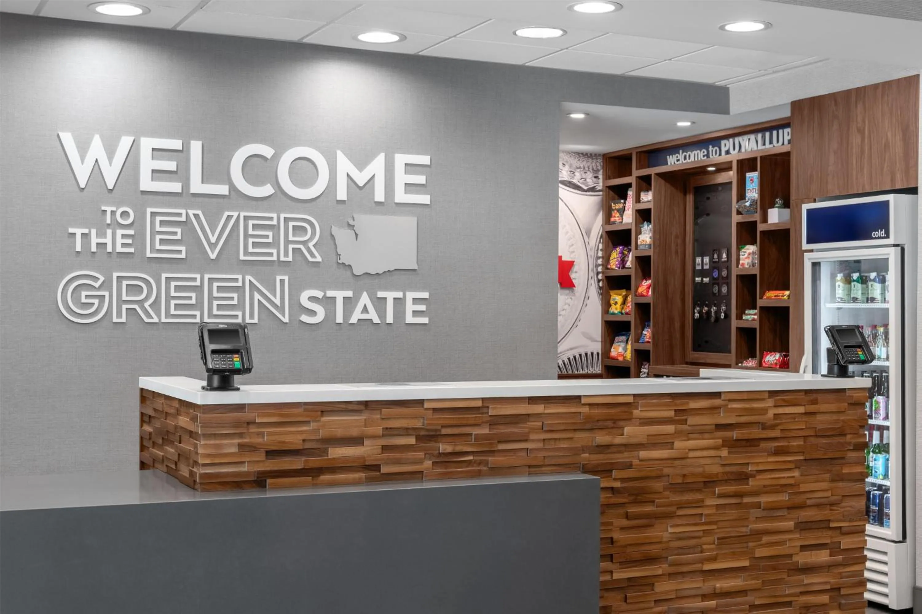 Lobby or reception in Hampton Inn & Suites Tacoma/Puyallup