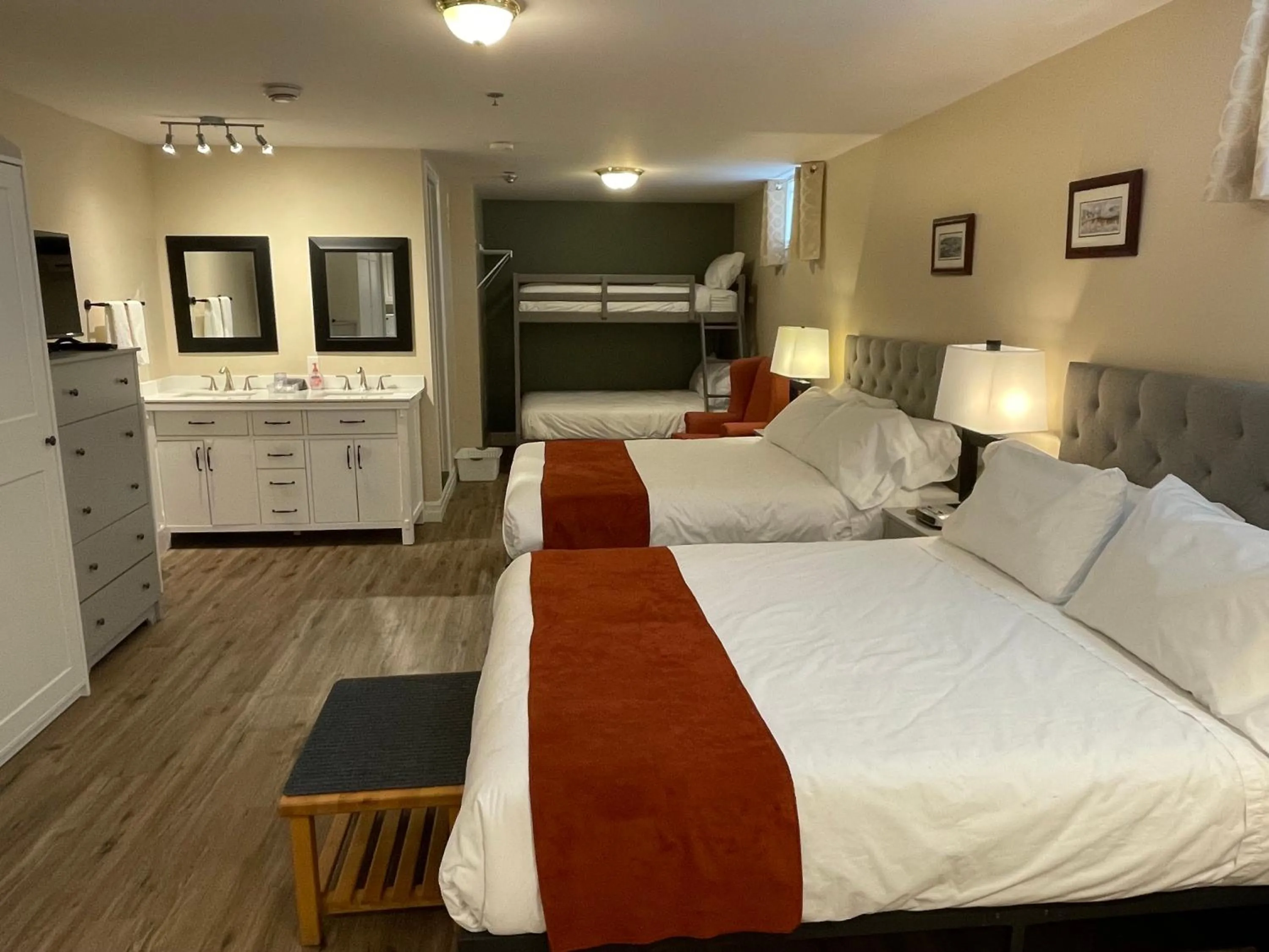 Bed in The Harbour House