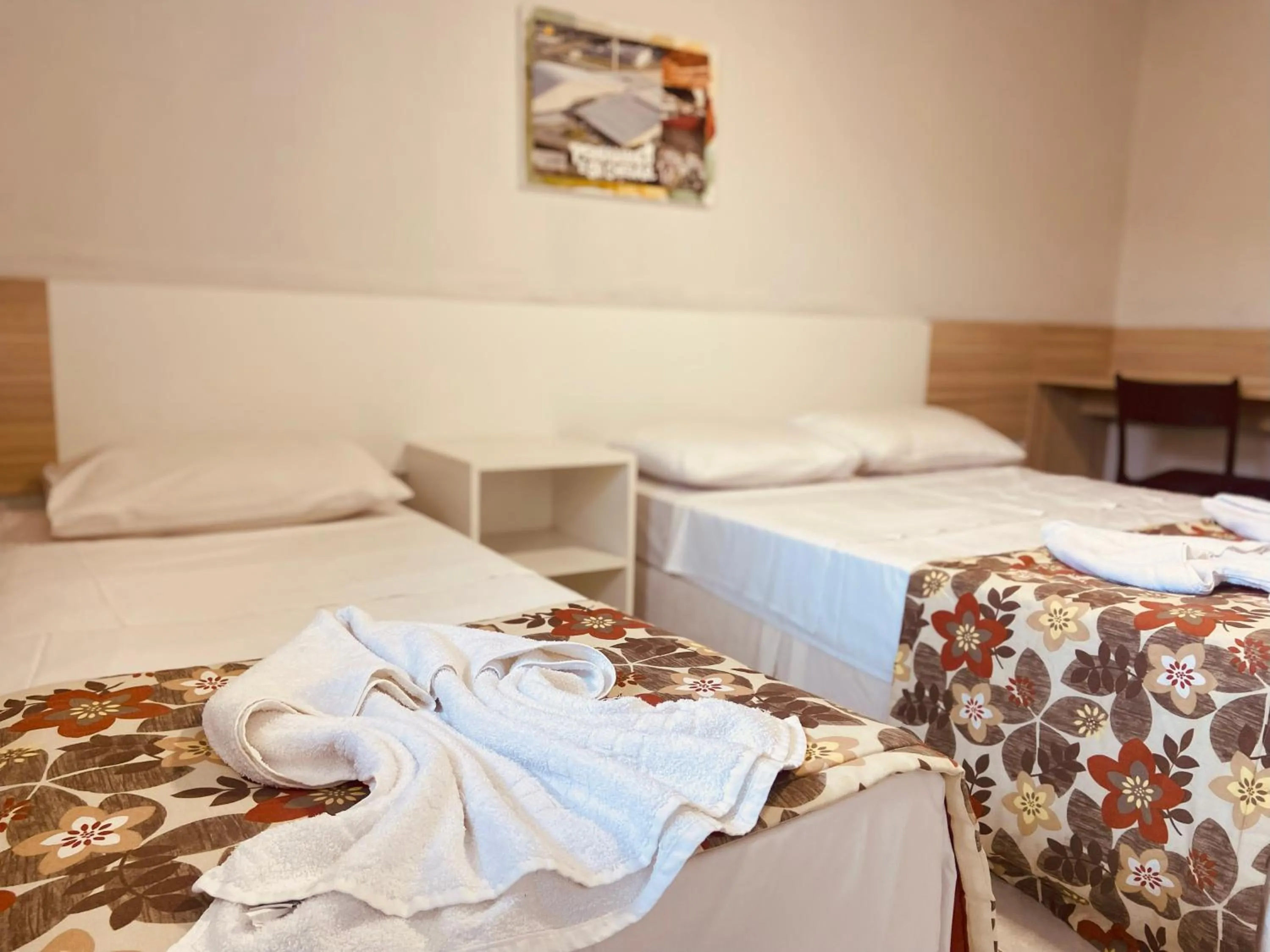 Bed in Hotel Enseada dos Corais