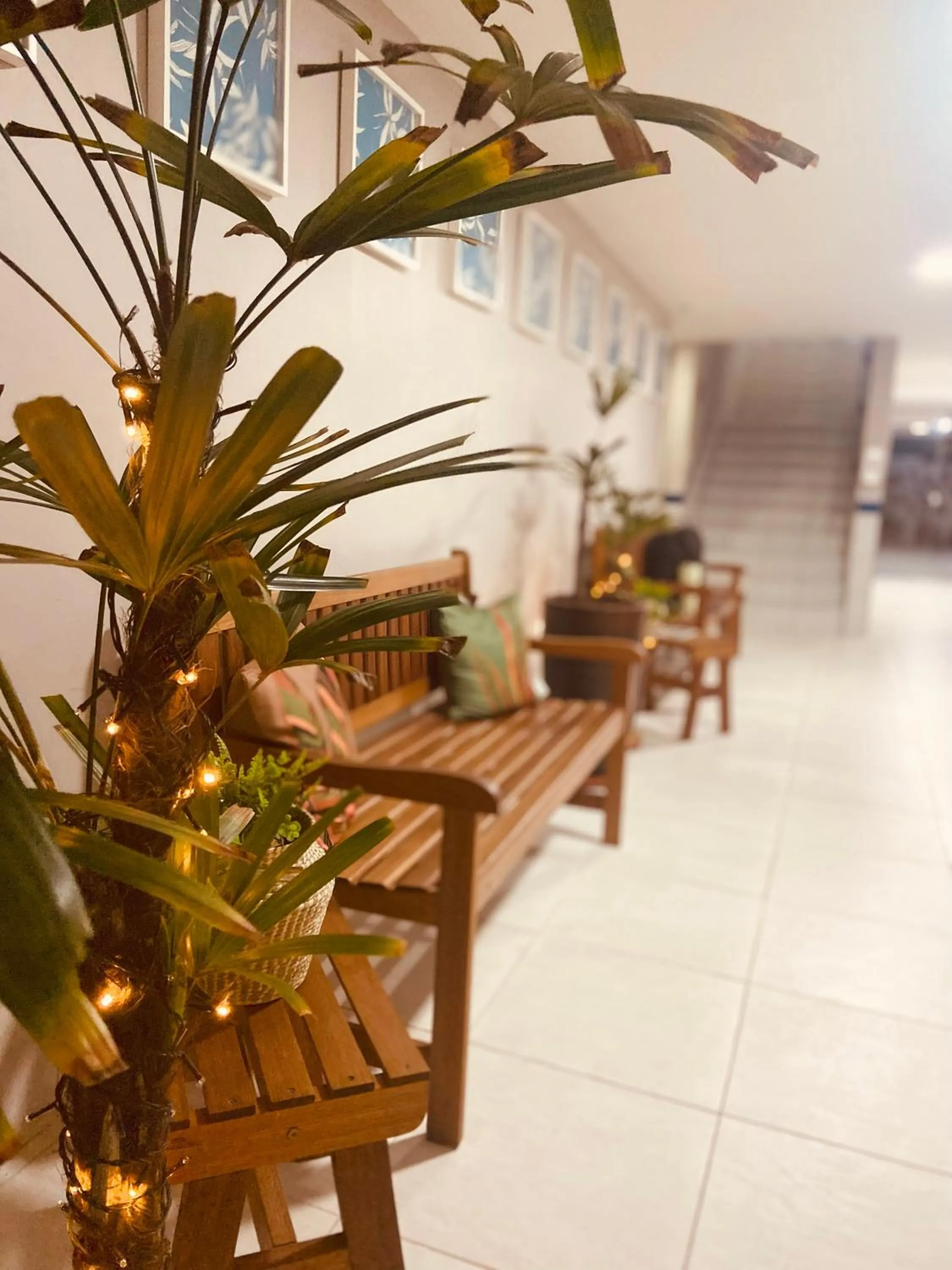 Lobby or reception in Hotel Enseada dos Corais