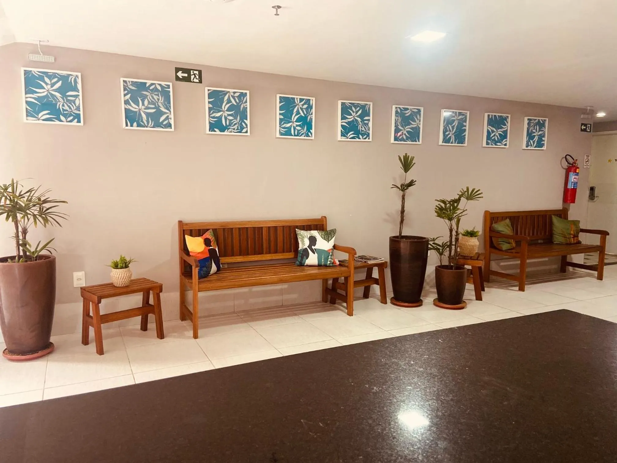 Lobby or reception in Hotel Enseada dos Corais