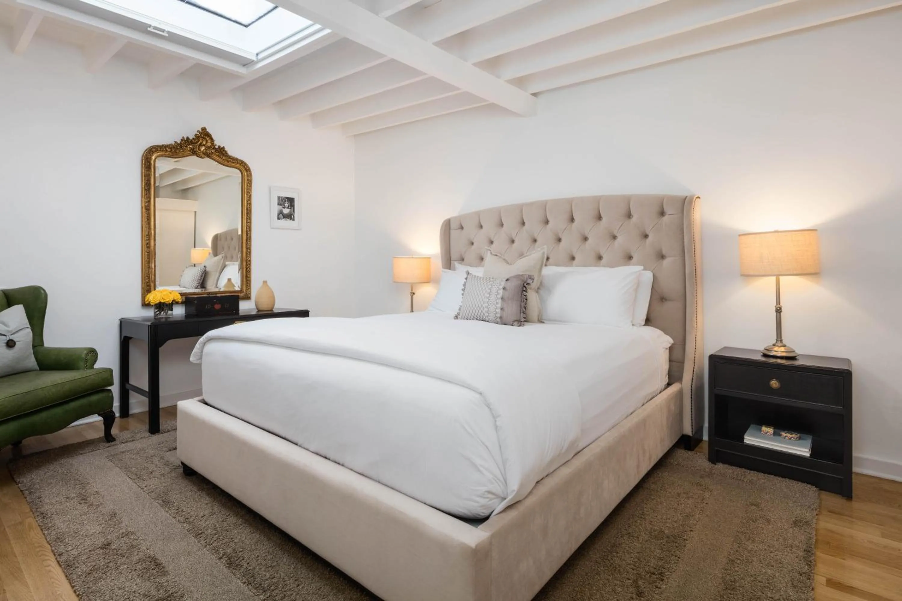 Bedroom, Bed in The Charlie West Hollywood