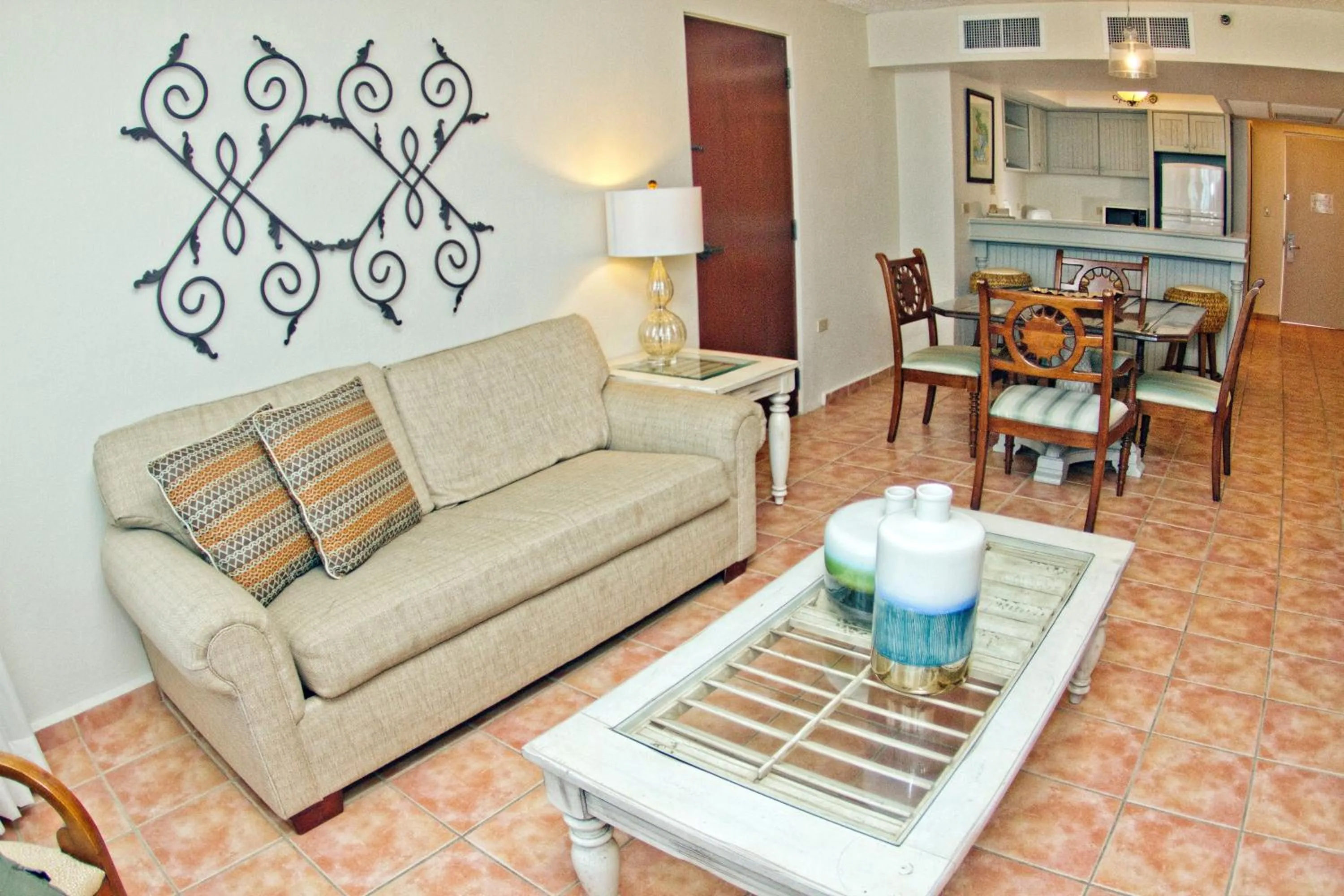Living room in Rincon Beach Resort