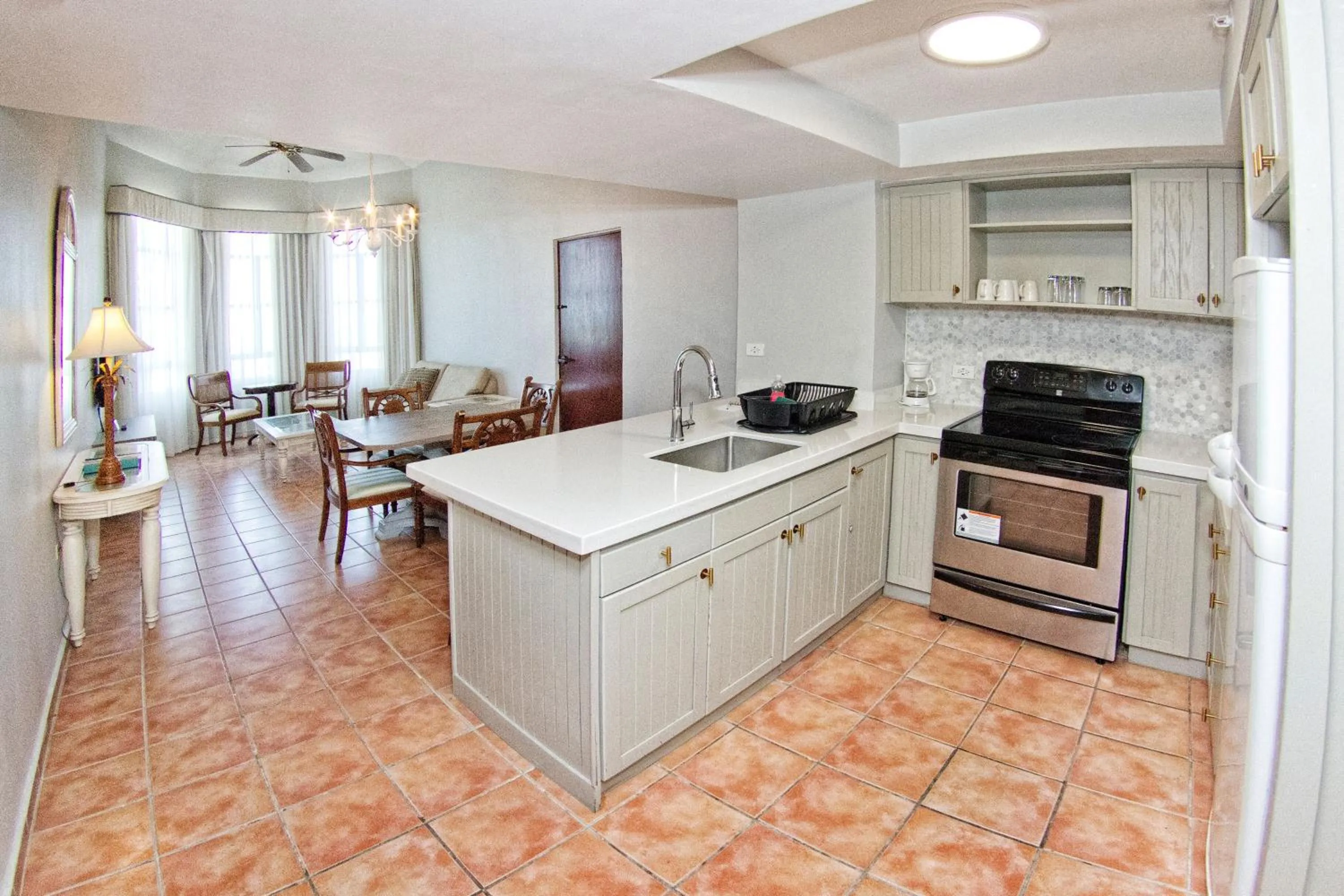 Kitchen or kitchenette in Rincon Beach Resort