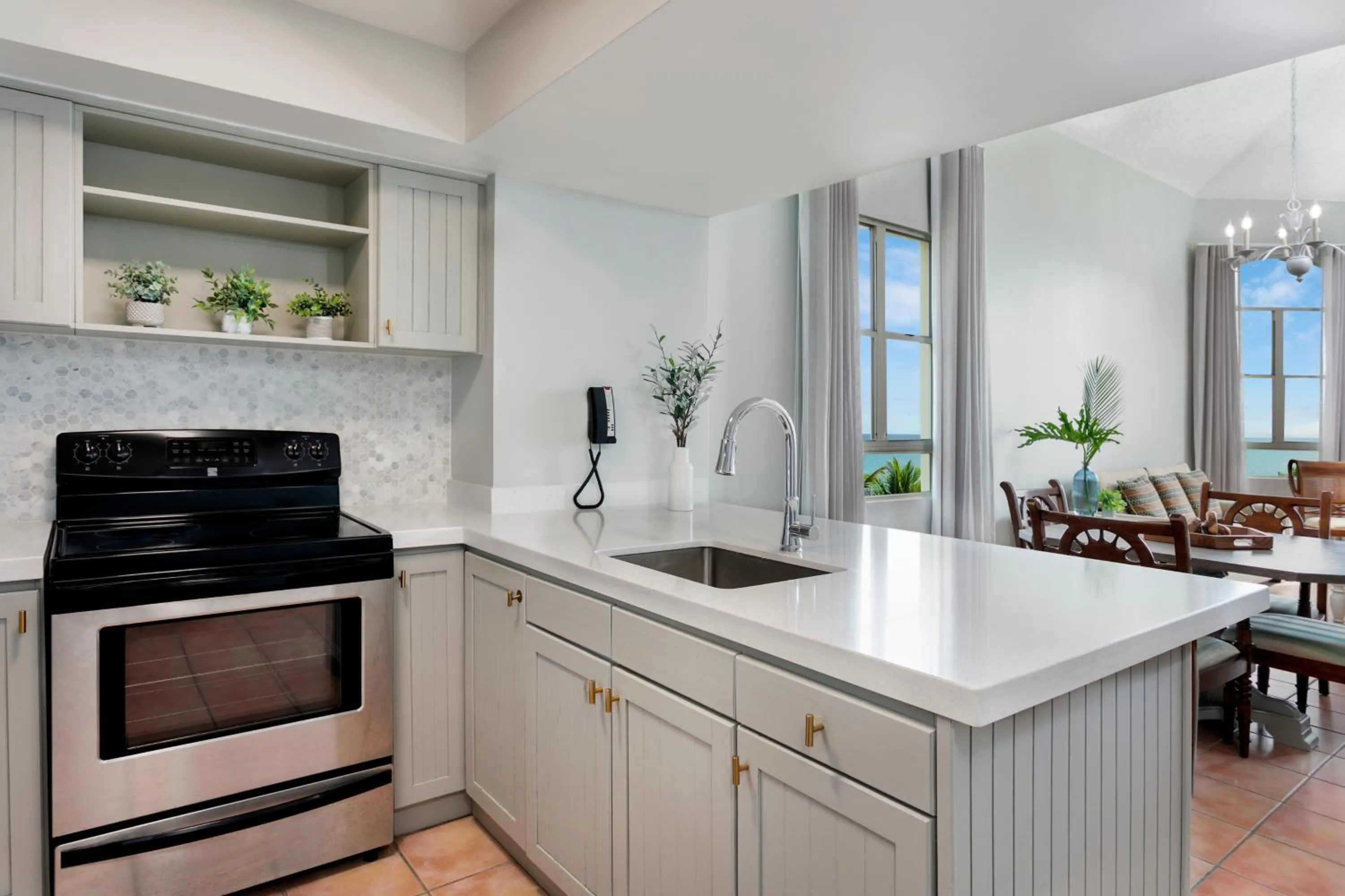 Kitchen or kitchenette in Rincon Beach Resort