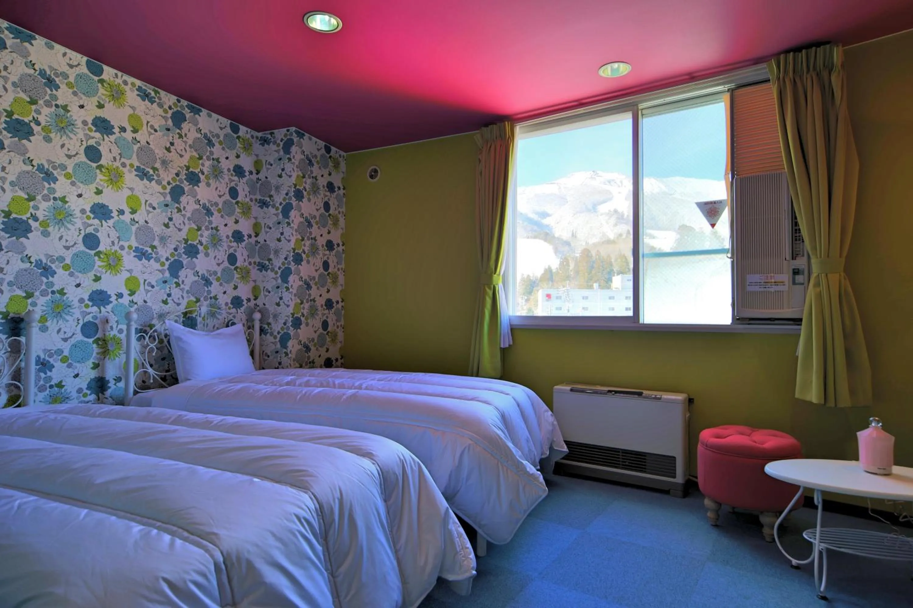 Photo of the whole room, Bed in HOTEL 24sweets HAKUBA