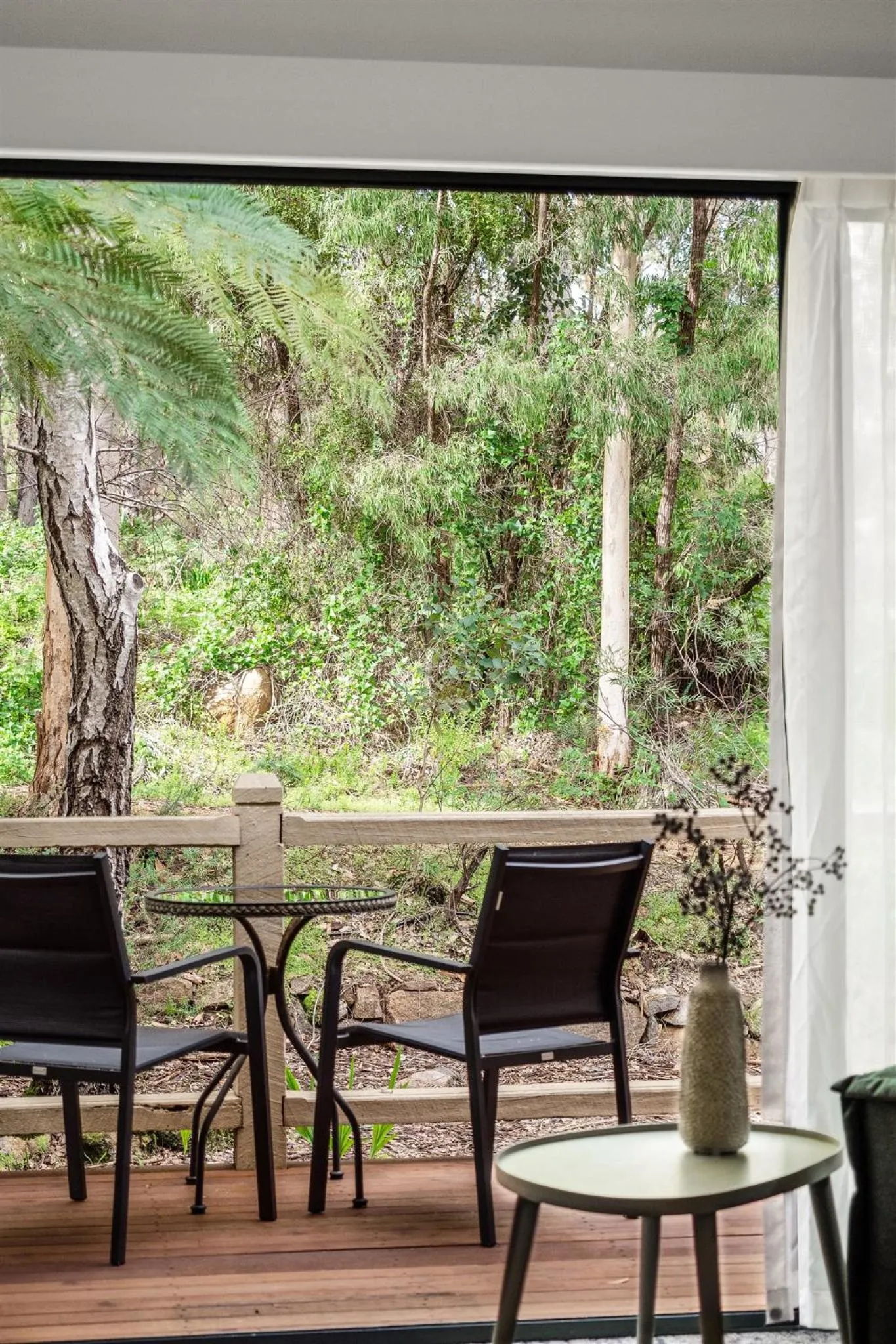 Patio in Heritage Trail Lodge
