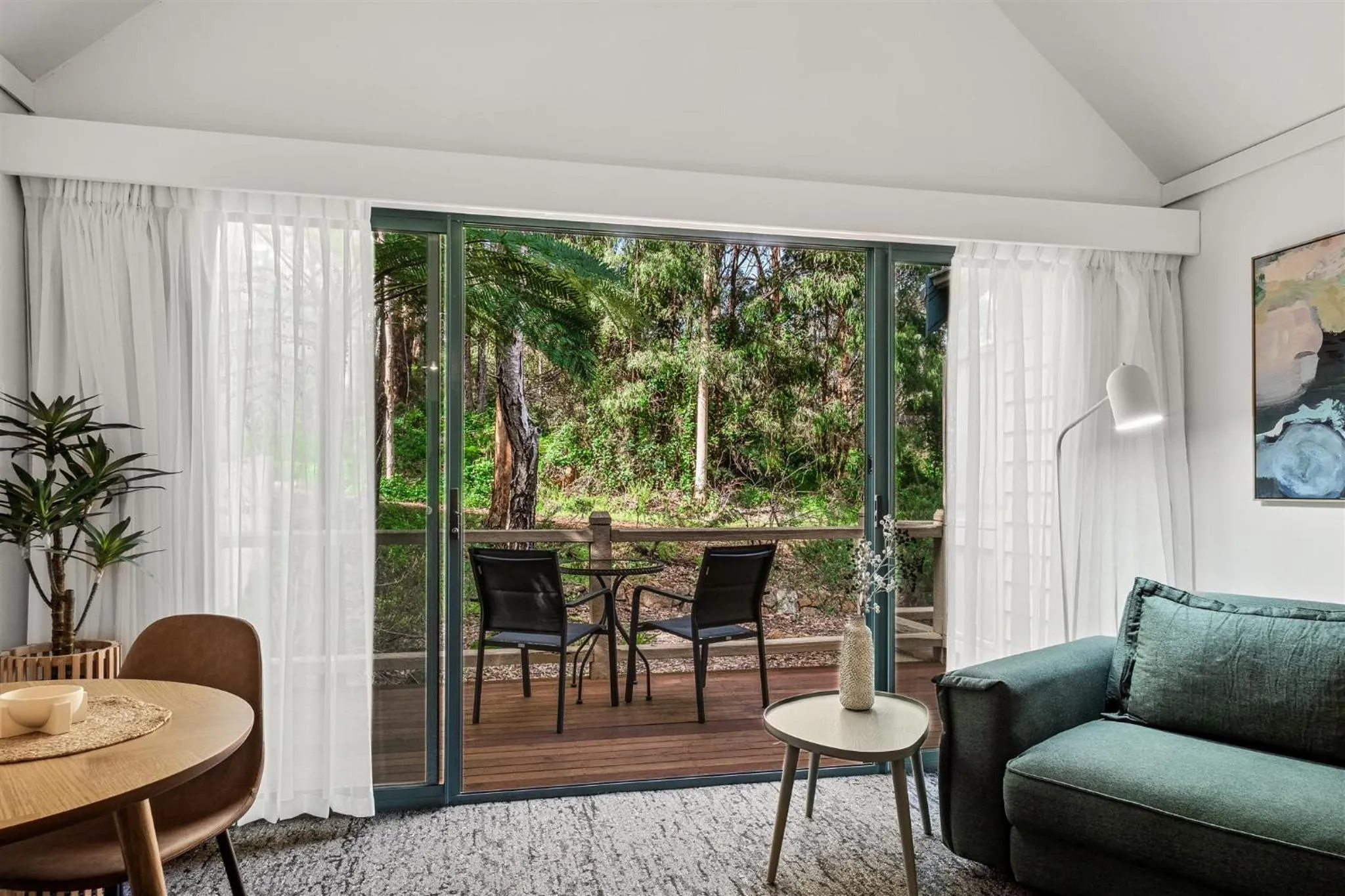 Patio in Heritage Trail Lodge