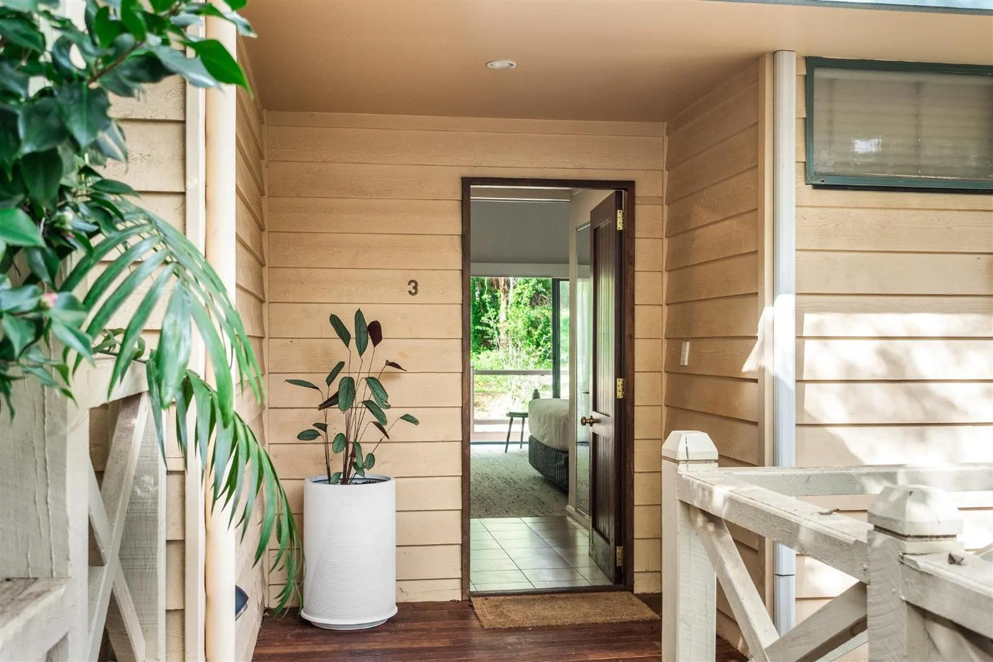 Patio in Heritage Trail Lodge