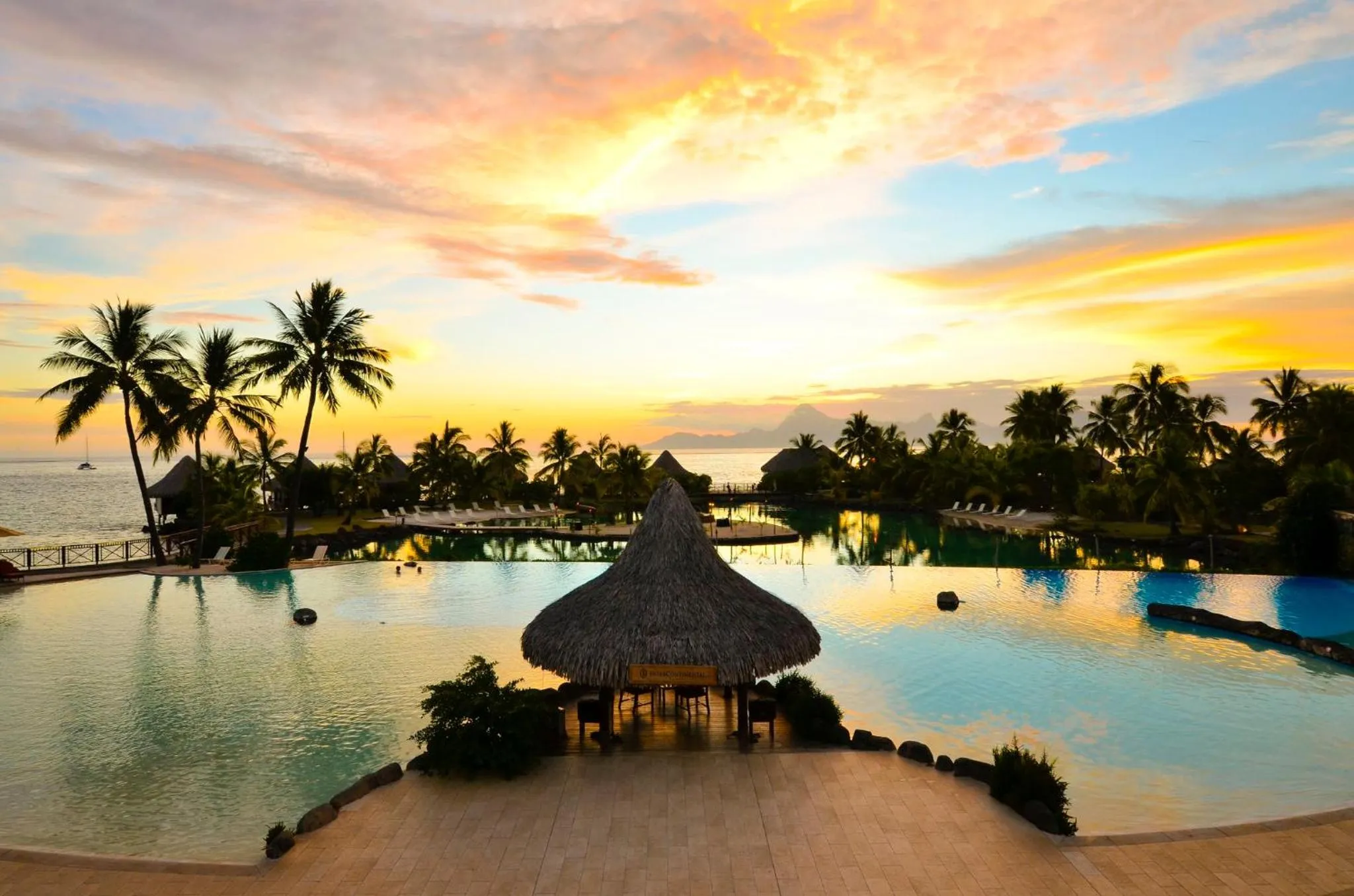 Swimming pool in InterContinental Tahiti Resort & Spa by IHG
