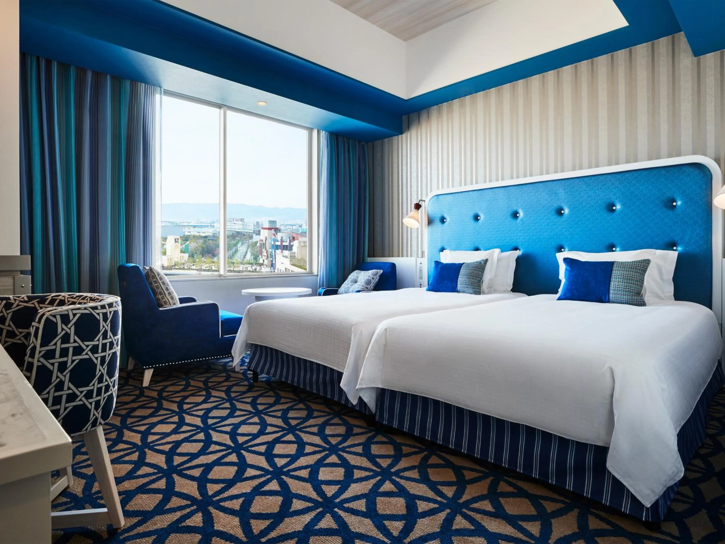 Bed in Hotel Universal Port