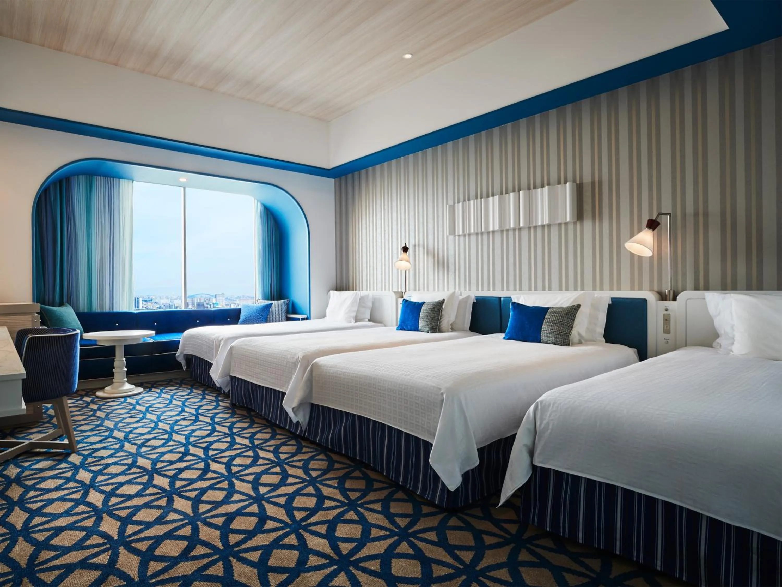 Bed in Hotel Universal Port