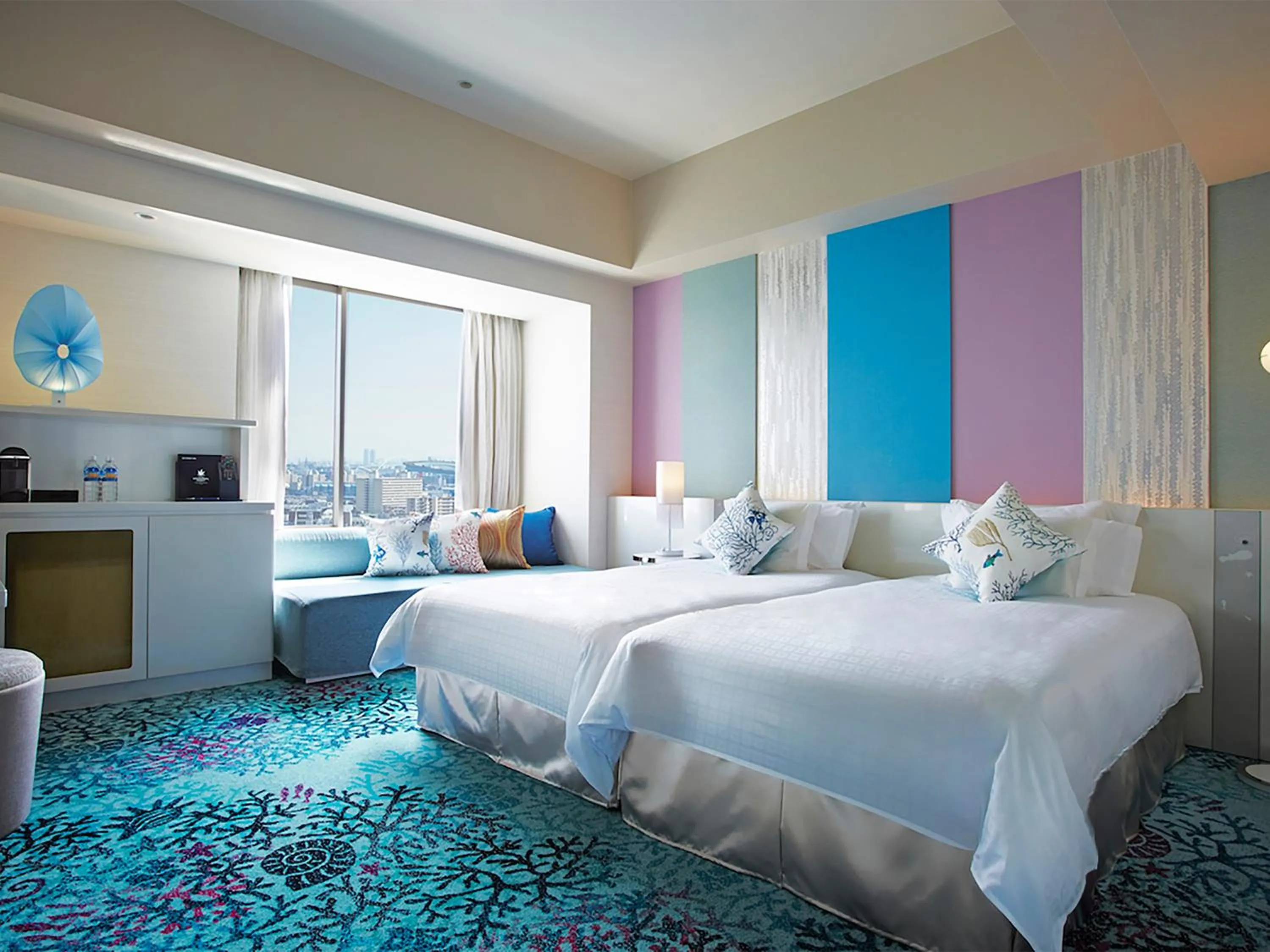 Bed in Hotel Universal Port