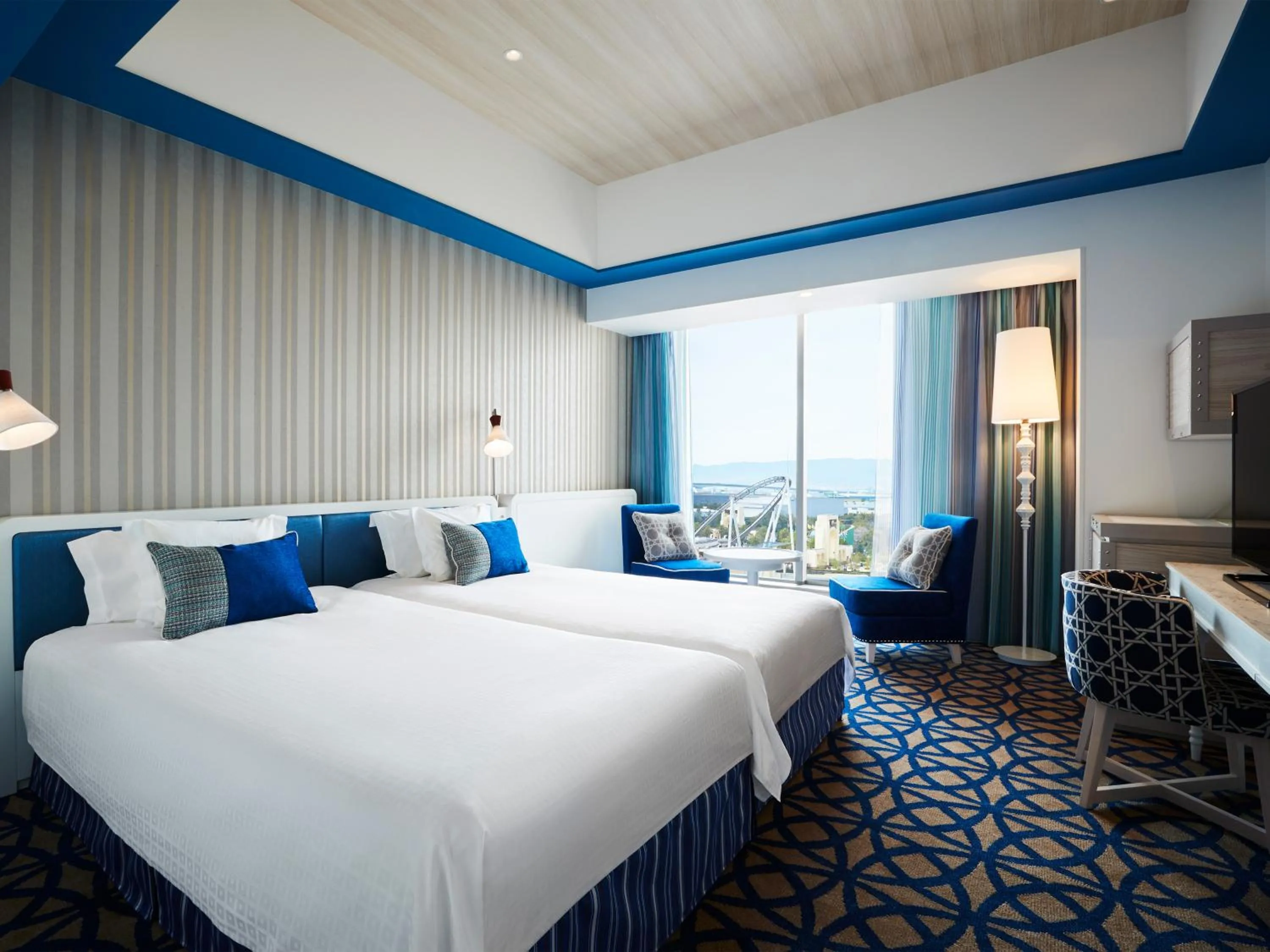 Bed in Hotel Universal Port