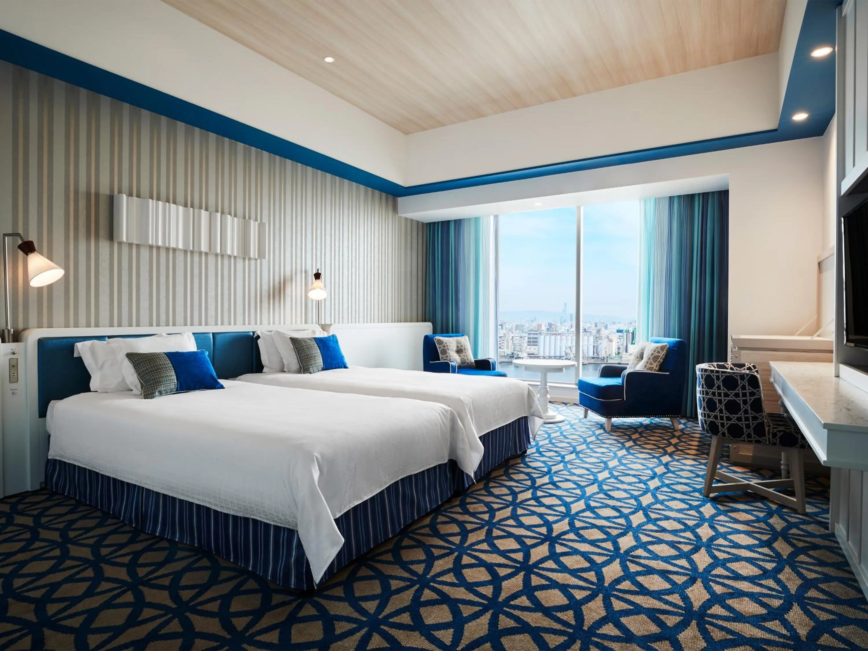 Bed in Hotel Universal Port