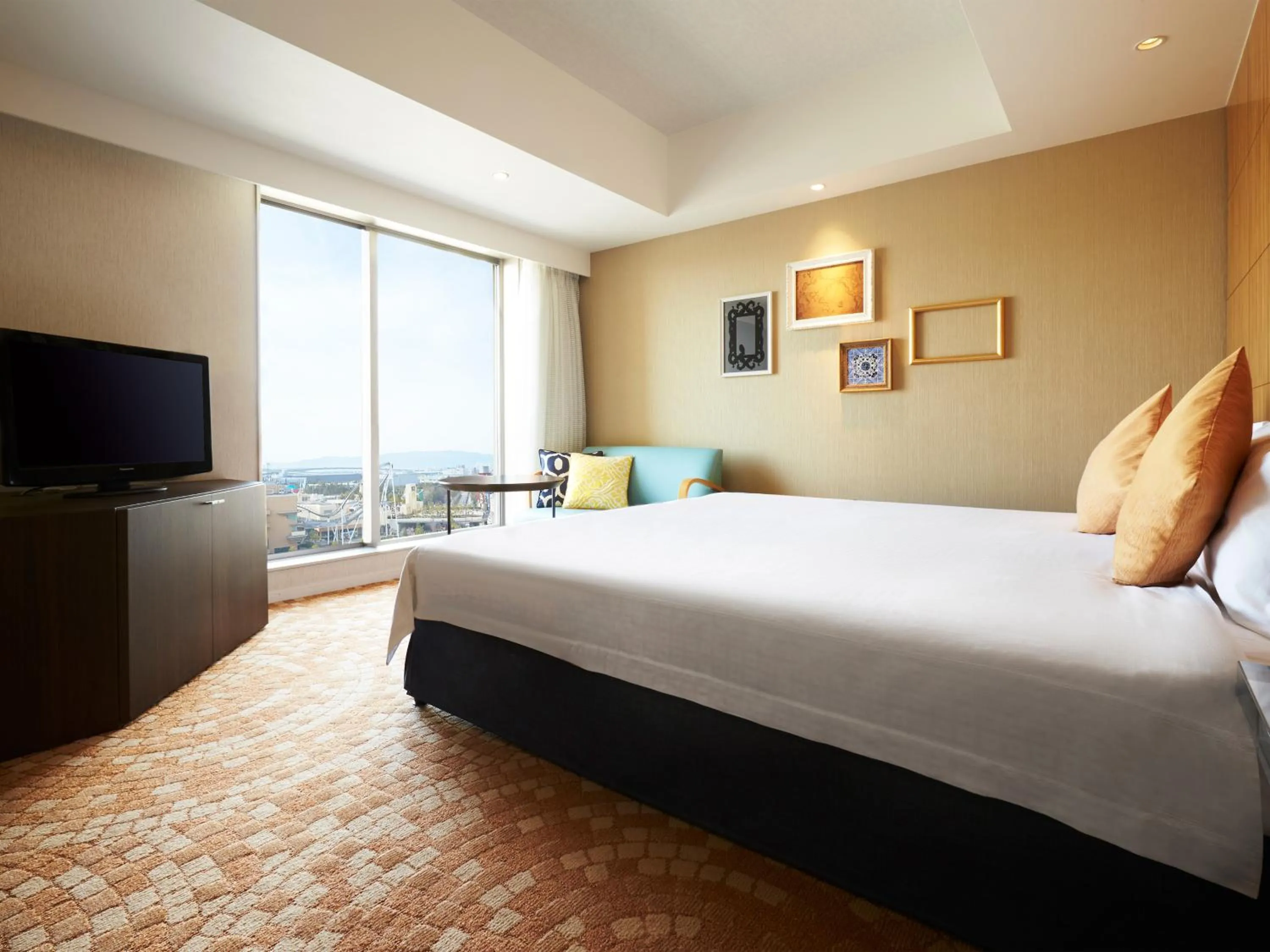 Bed in Hotel Universal Port