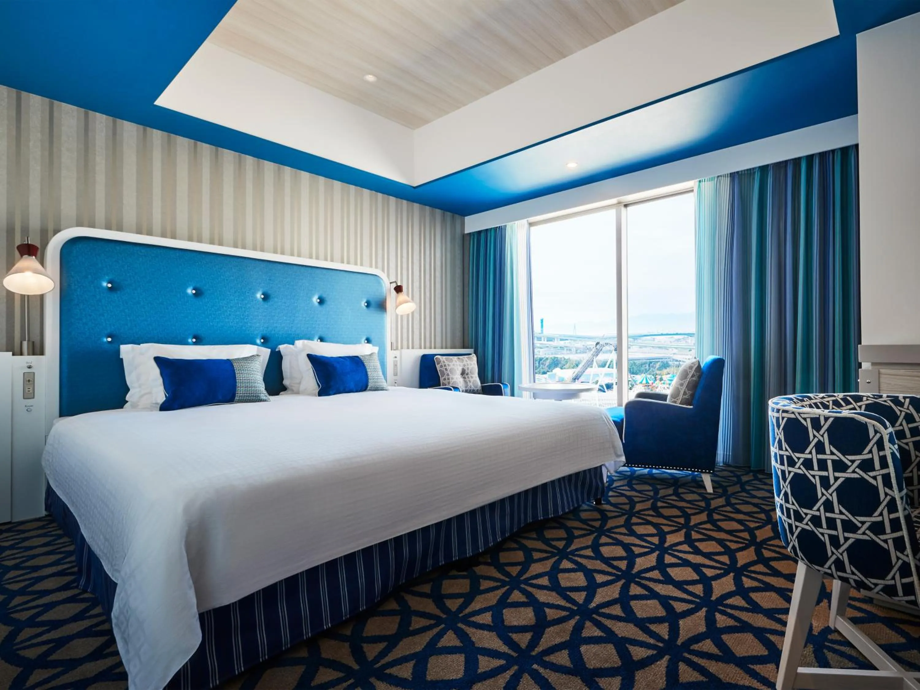 Bed in Hotel Universal Port