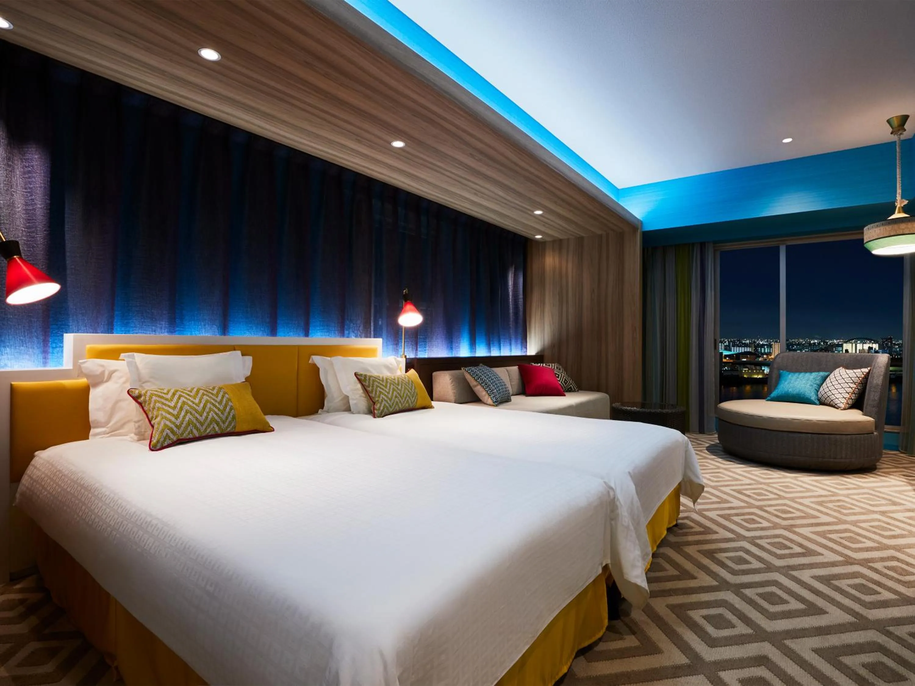 Bed in Hotel Universal Port