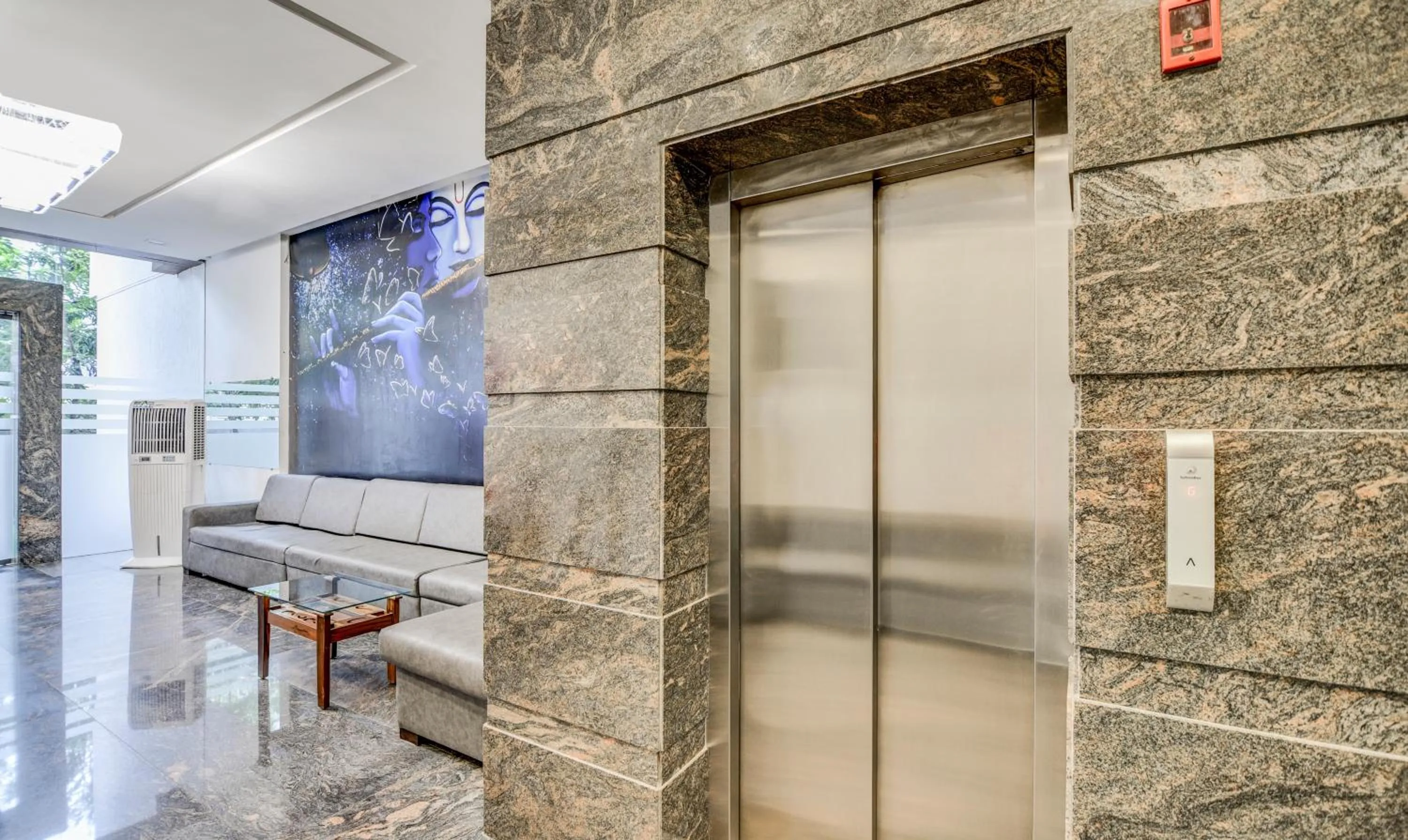 elevator in Treebo Kuval Inn