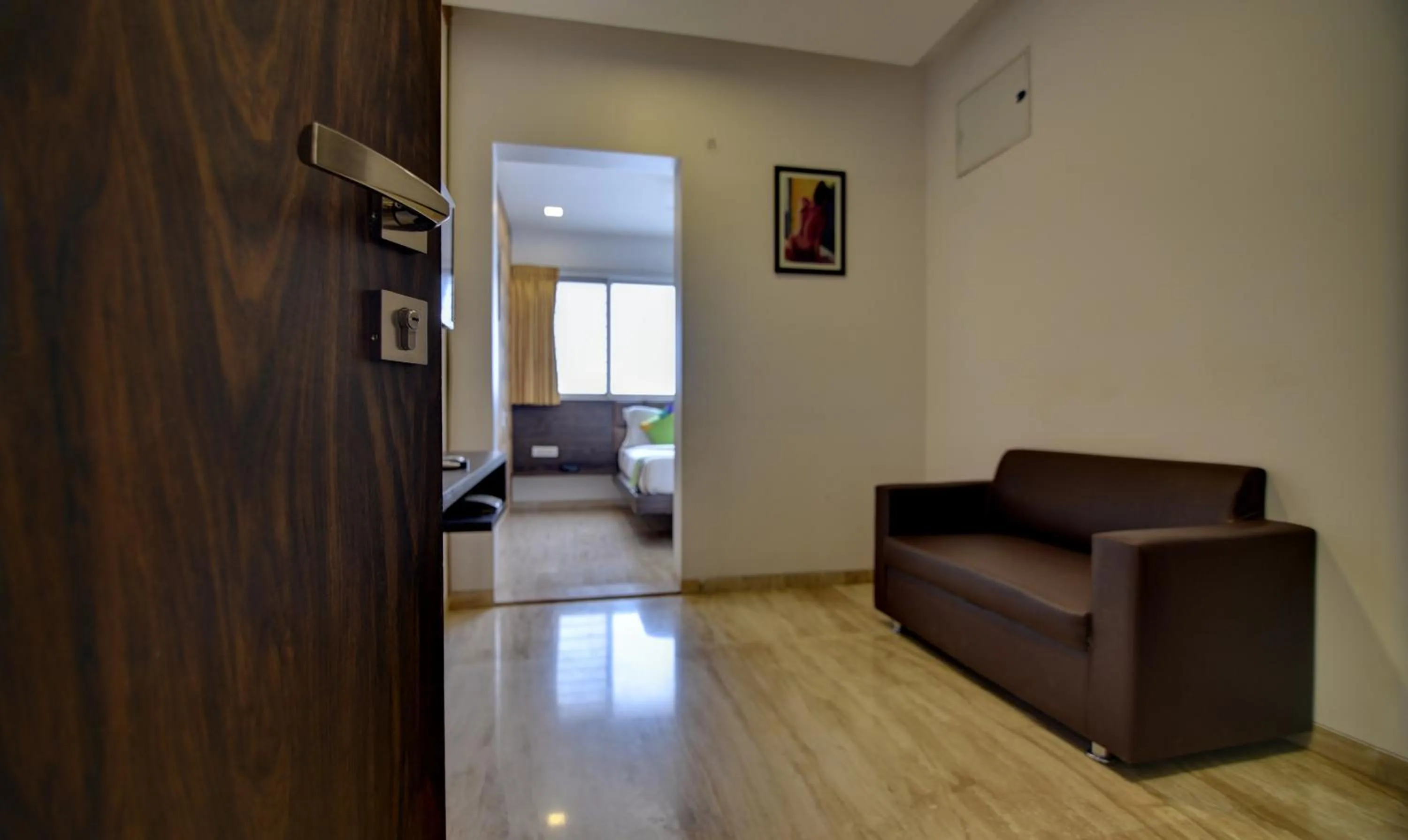 Seating area in Treebo Kuval Inn