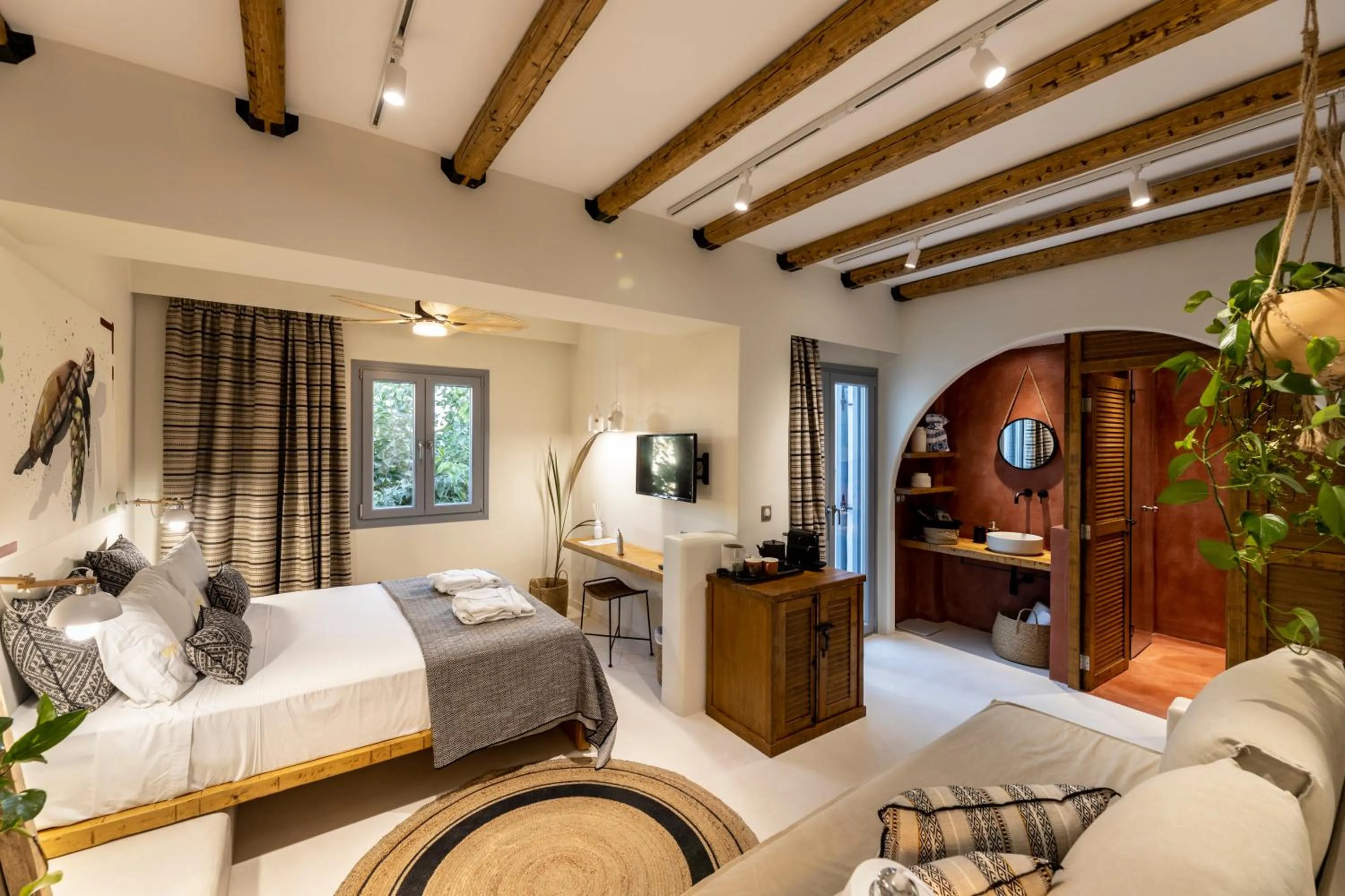 Bed in The Artemis Hotel