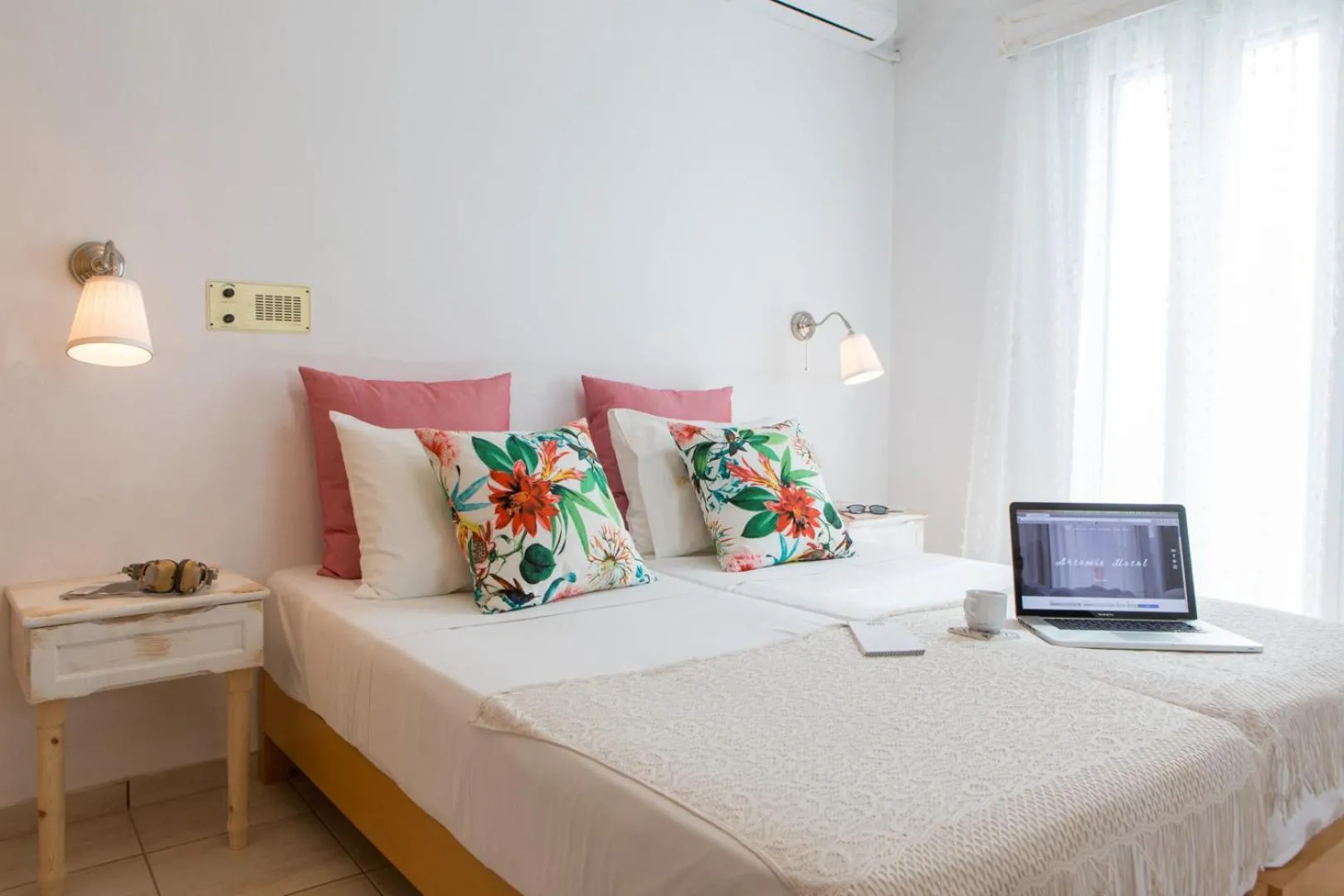 Bed in The Artemis Hotel