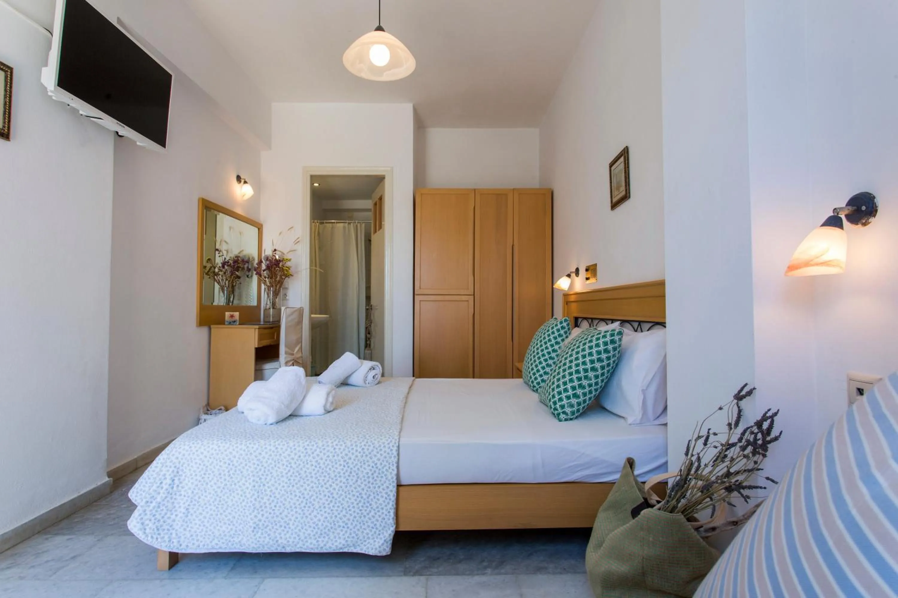 Bed in The Artemis Hotel