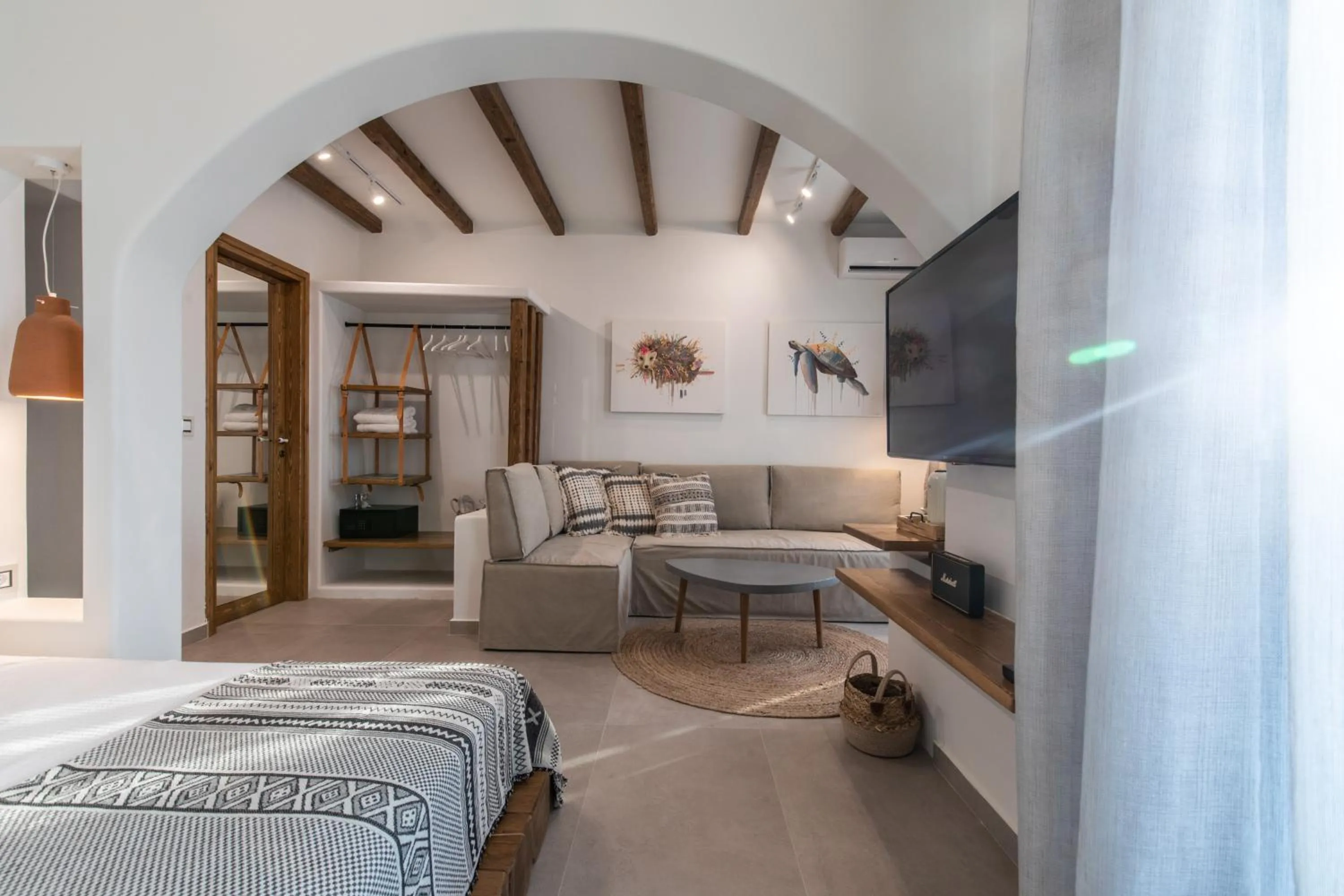 Bed in The Artemis Hotel