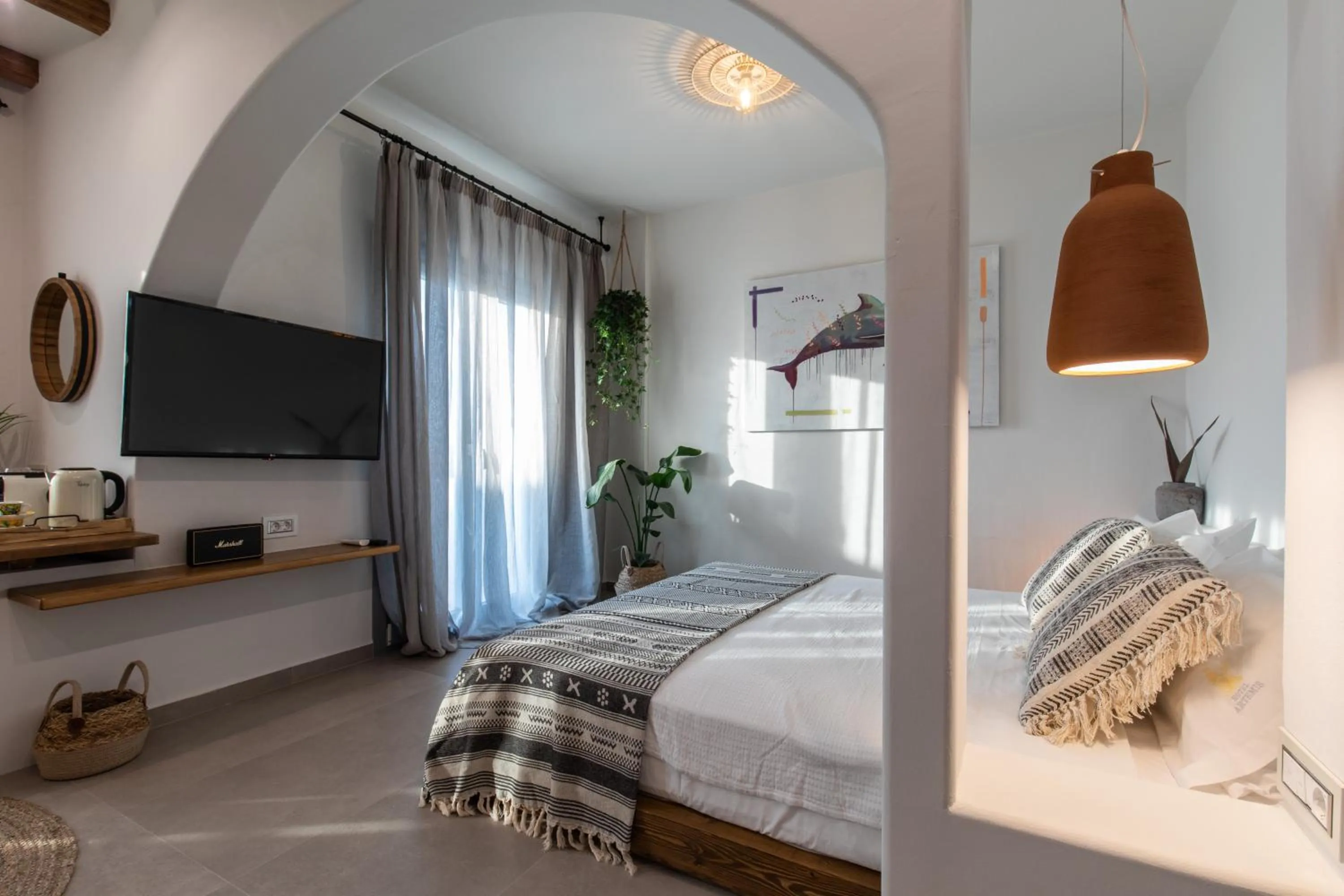 Bed in The Artemis Hotel