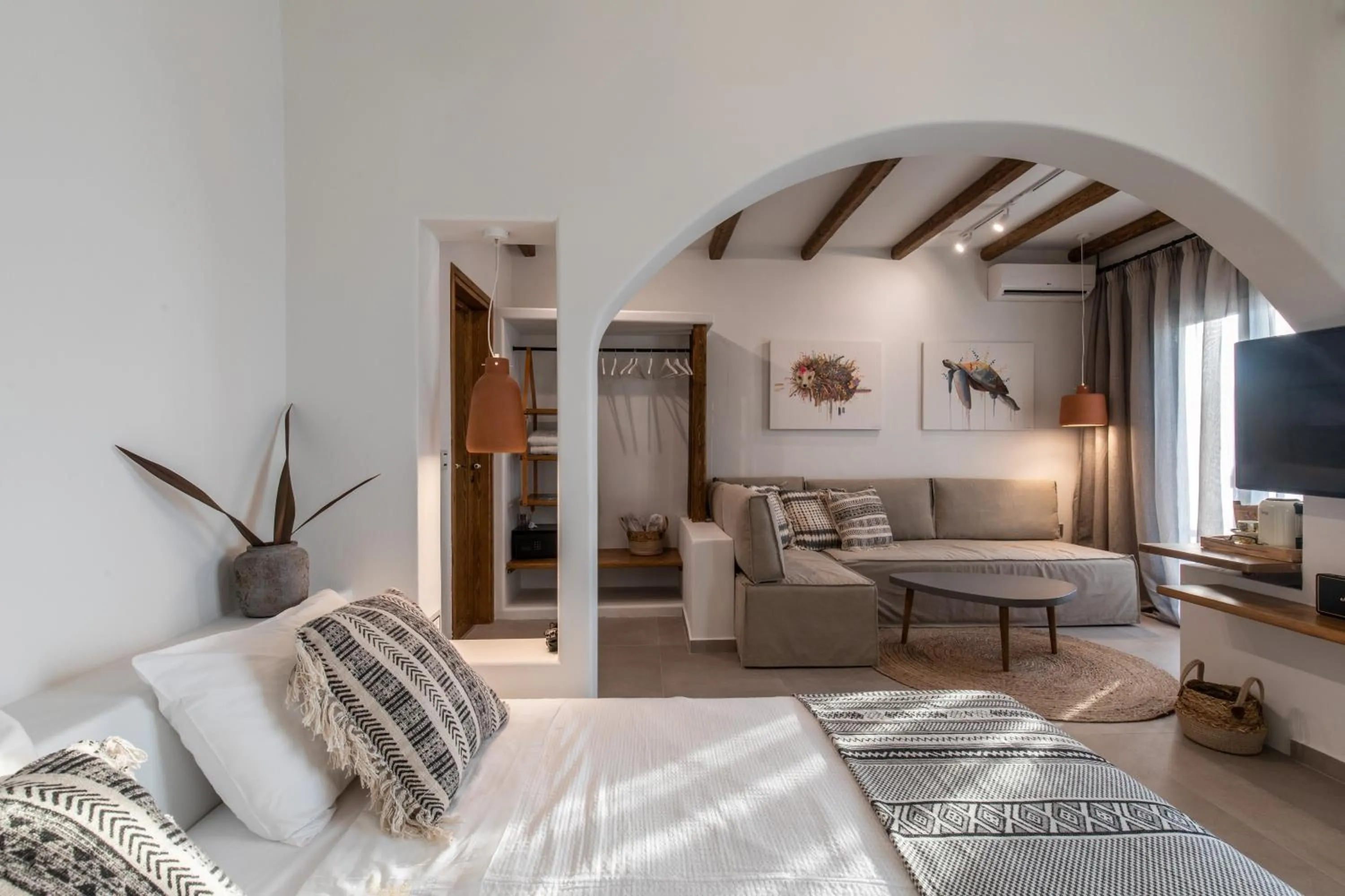 Bed in The Artemis Hotel