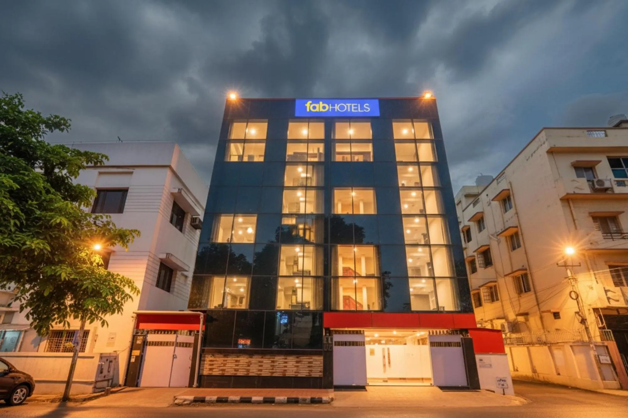 Facade/entrance in FabHotel Saltlake Palace - Nr Anandlok Hospital