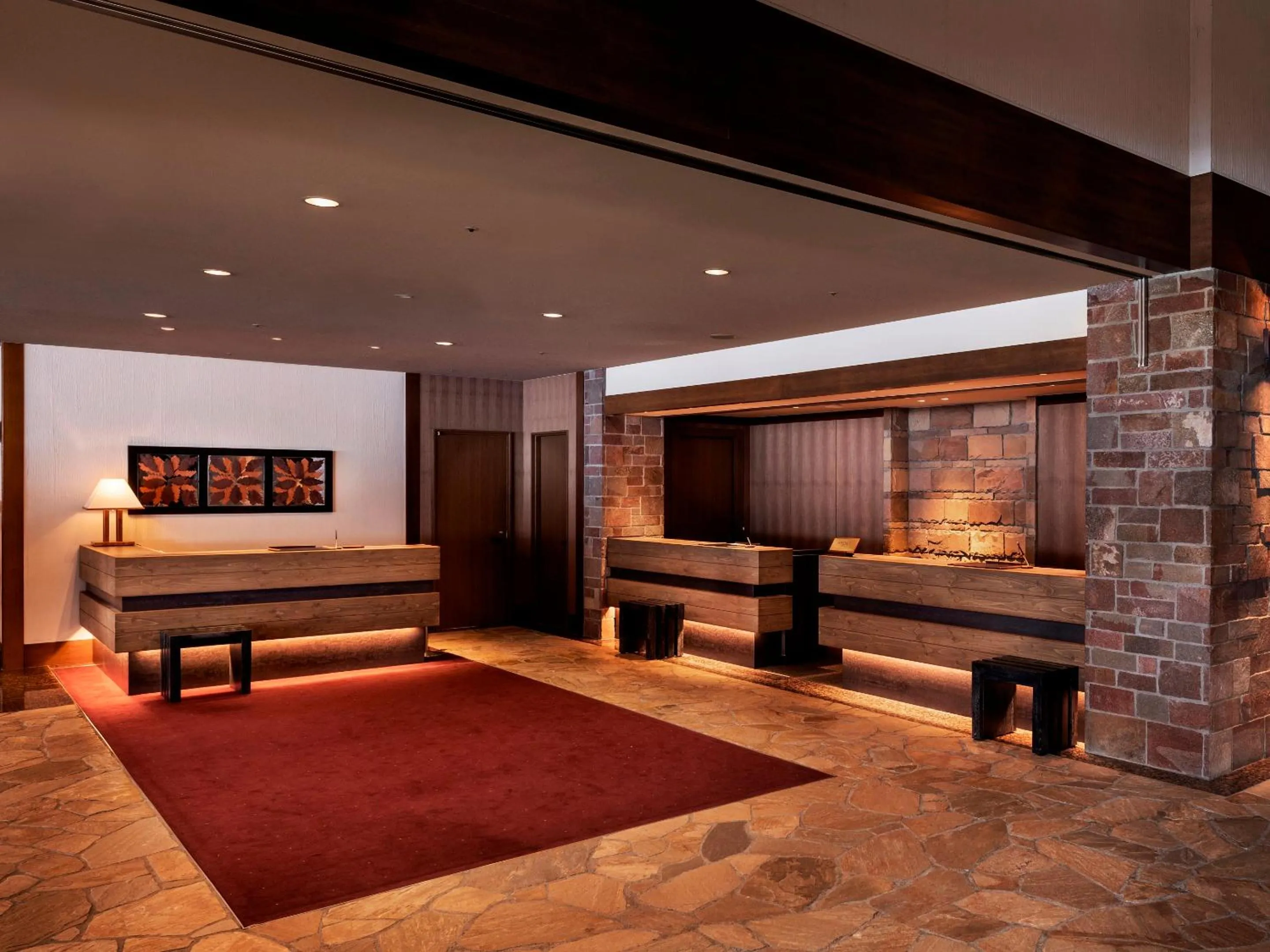 Lobby or reception in Hakuba Tokyu Hotel