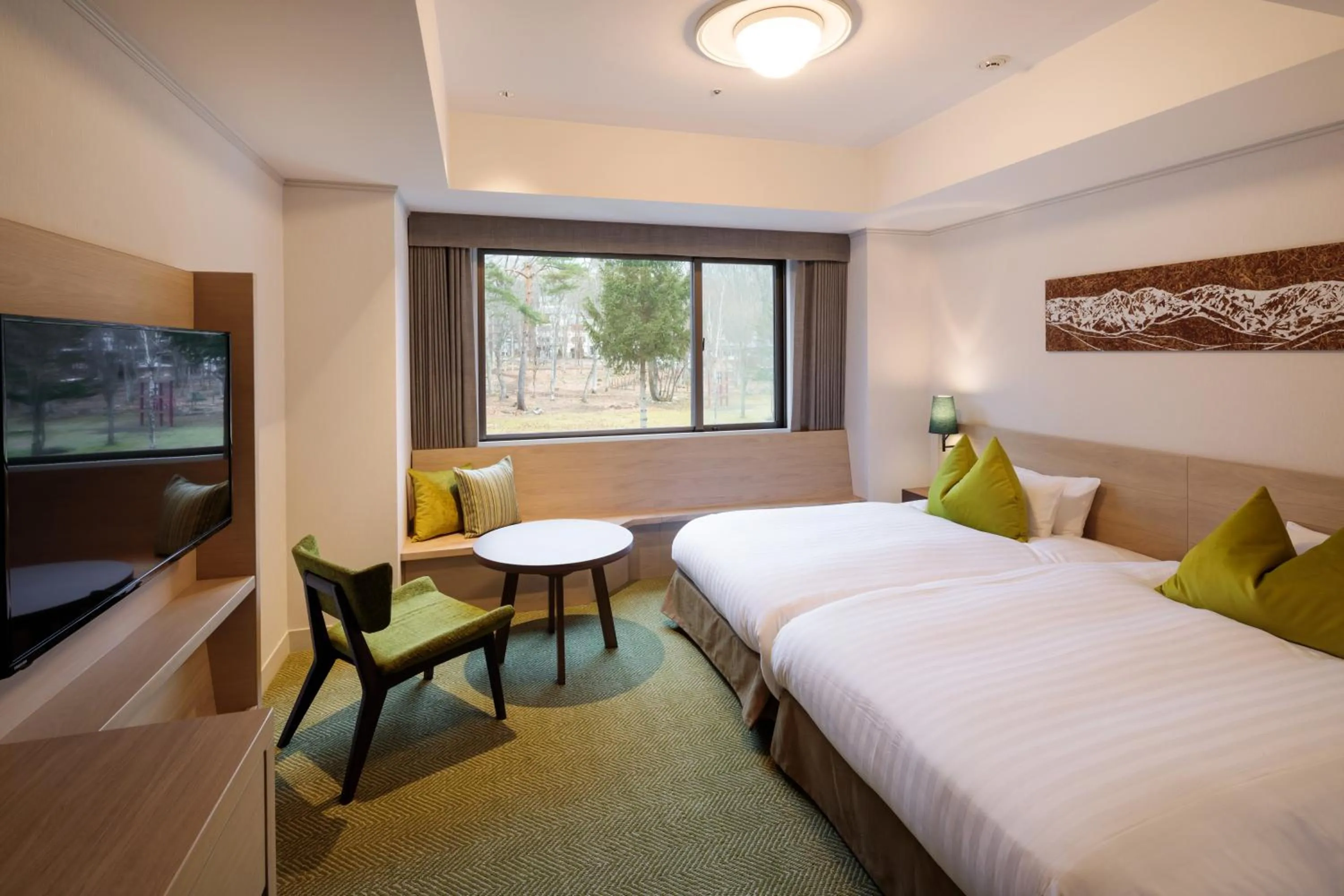 Photo of the whole room, Bed in Hakuba Tokyu Hotel