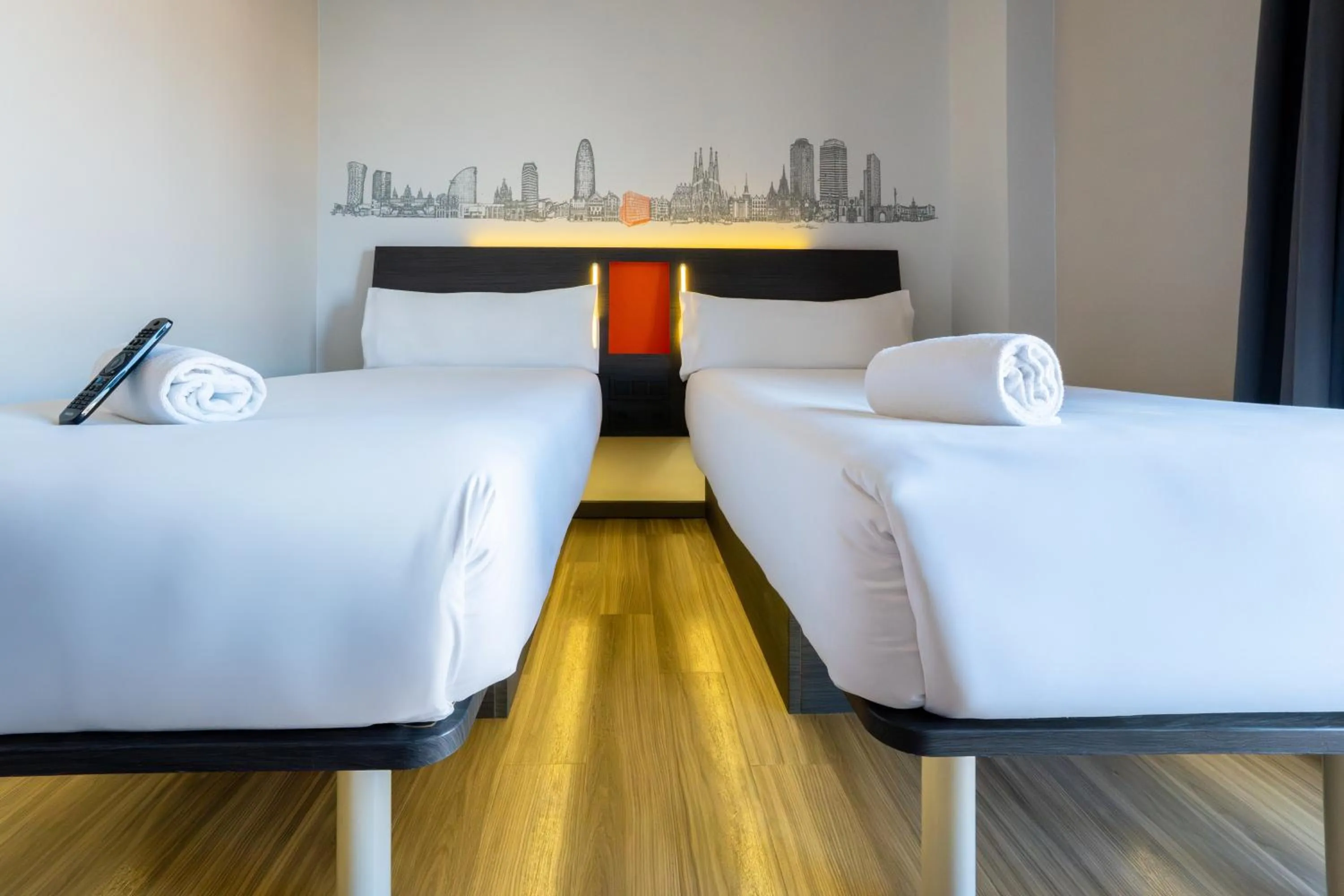 Bed in easyHotel Barcelona Fira