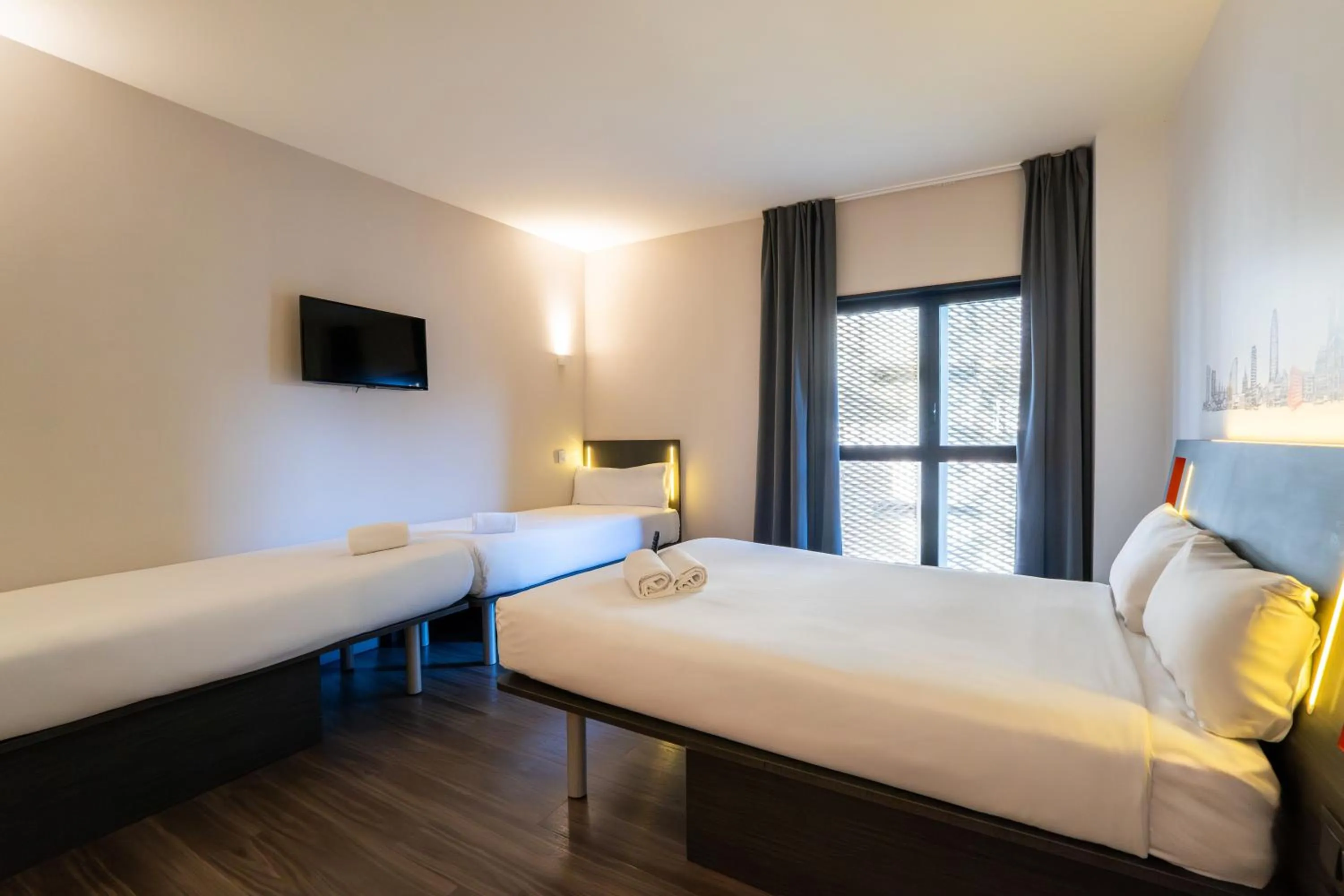 Bed in easyHotel Barcelona Fira