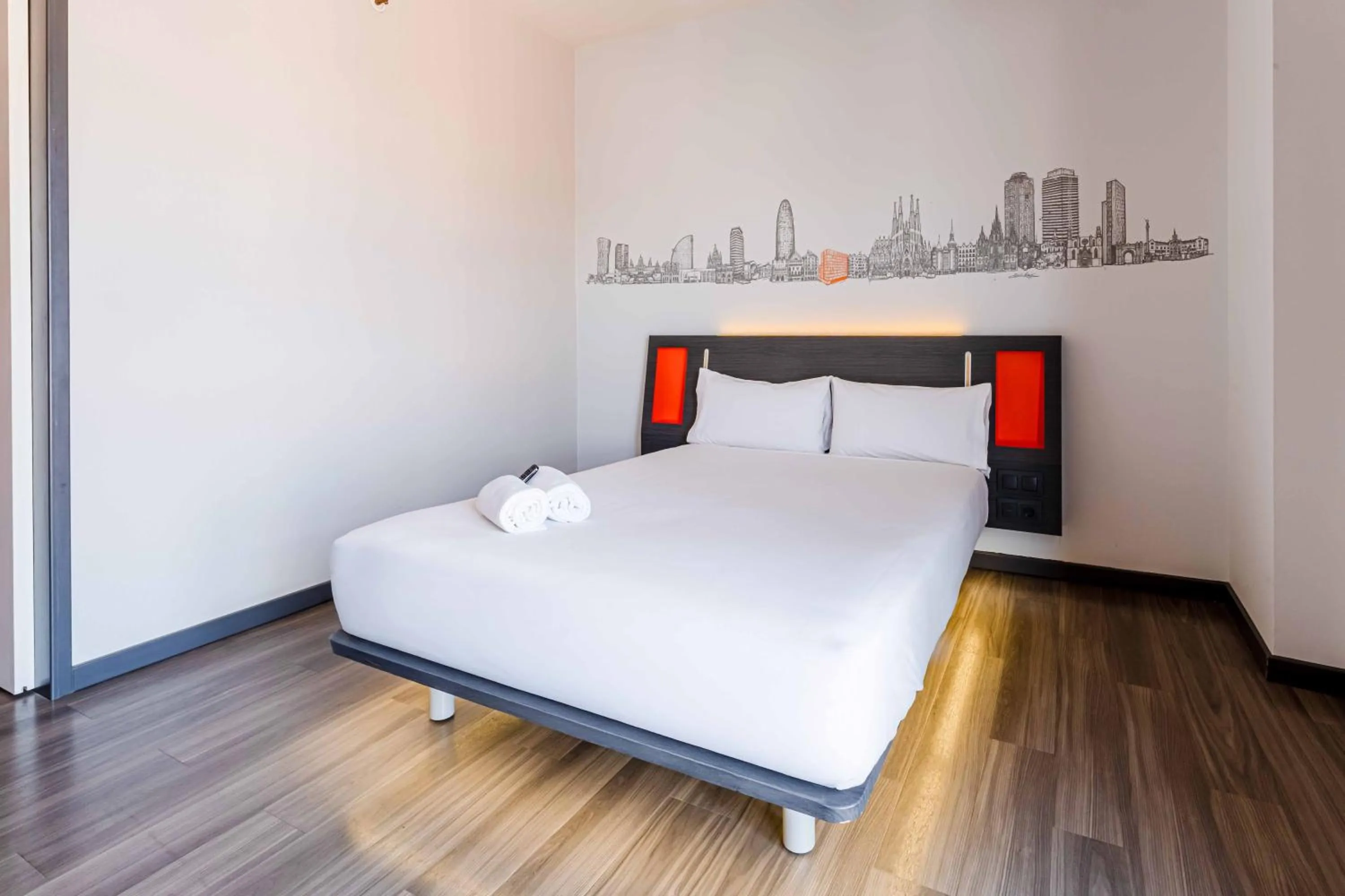 Bed in easyHotel Barcelona Fira