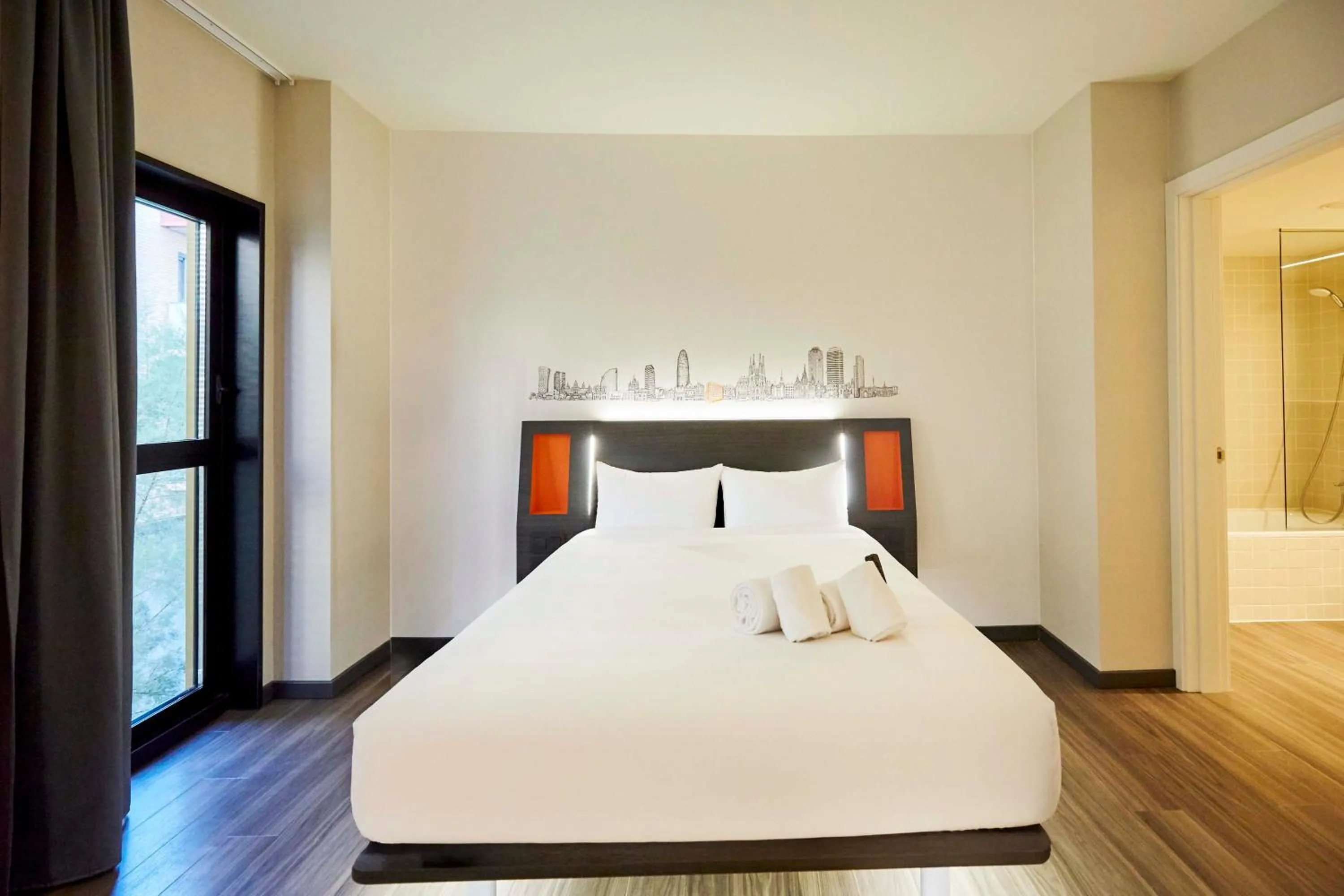 Bed in easyHotel Barcelona Fira